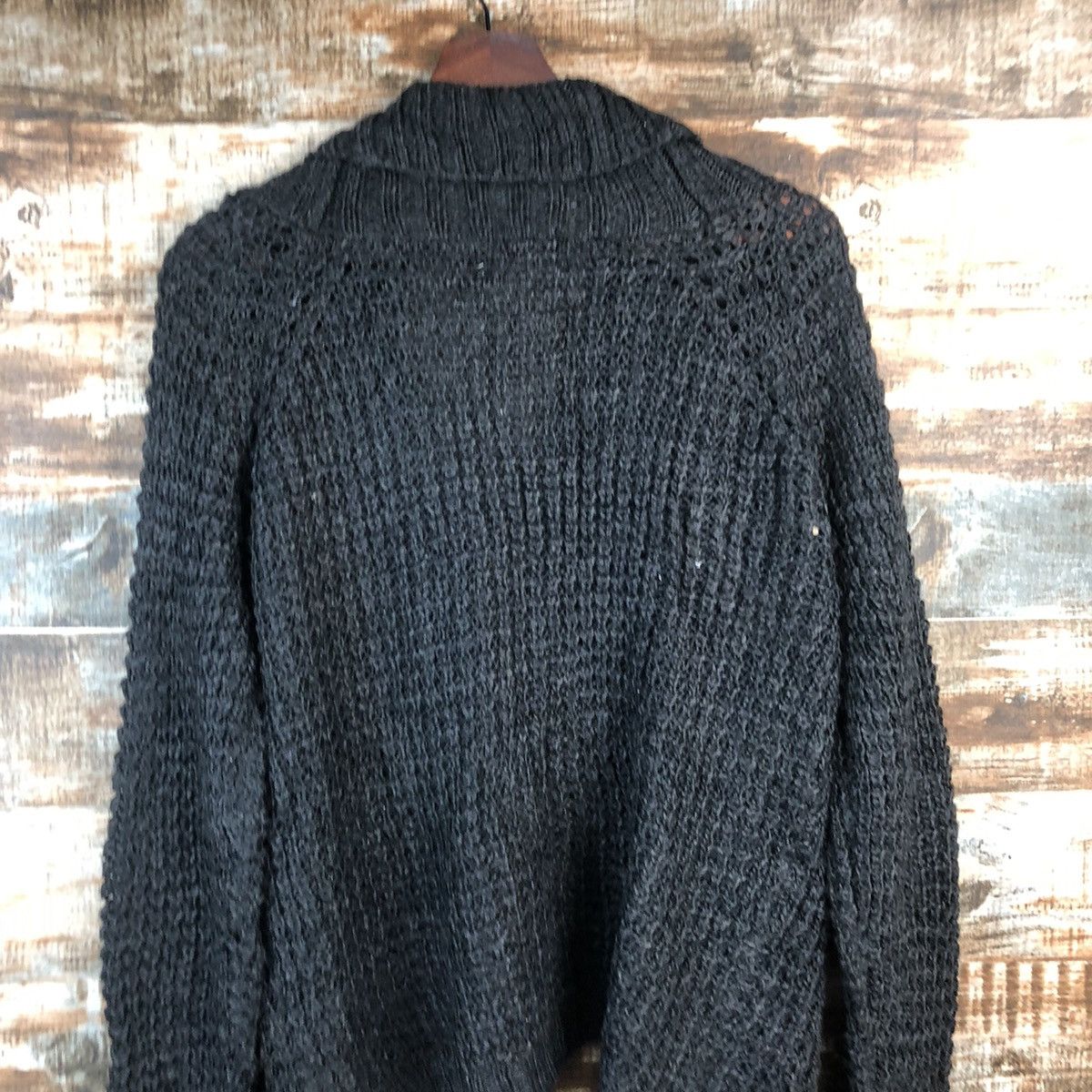 Homespun Knitwear DL Anna Luna japan Black Cardigan Knitwear #C528 Size M / US 6-8 / IT 42-44 - 11 Thumbnail