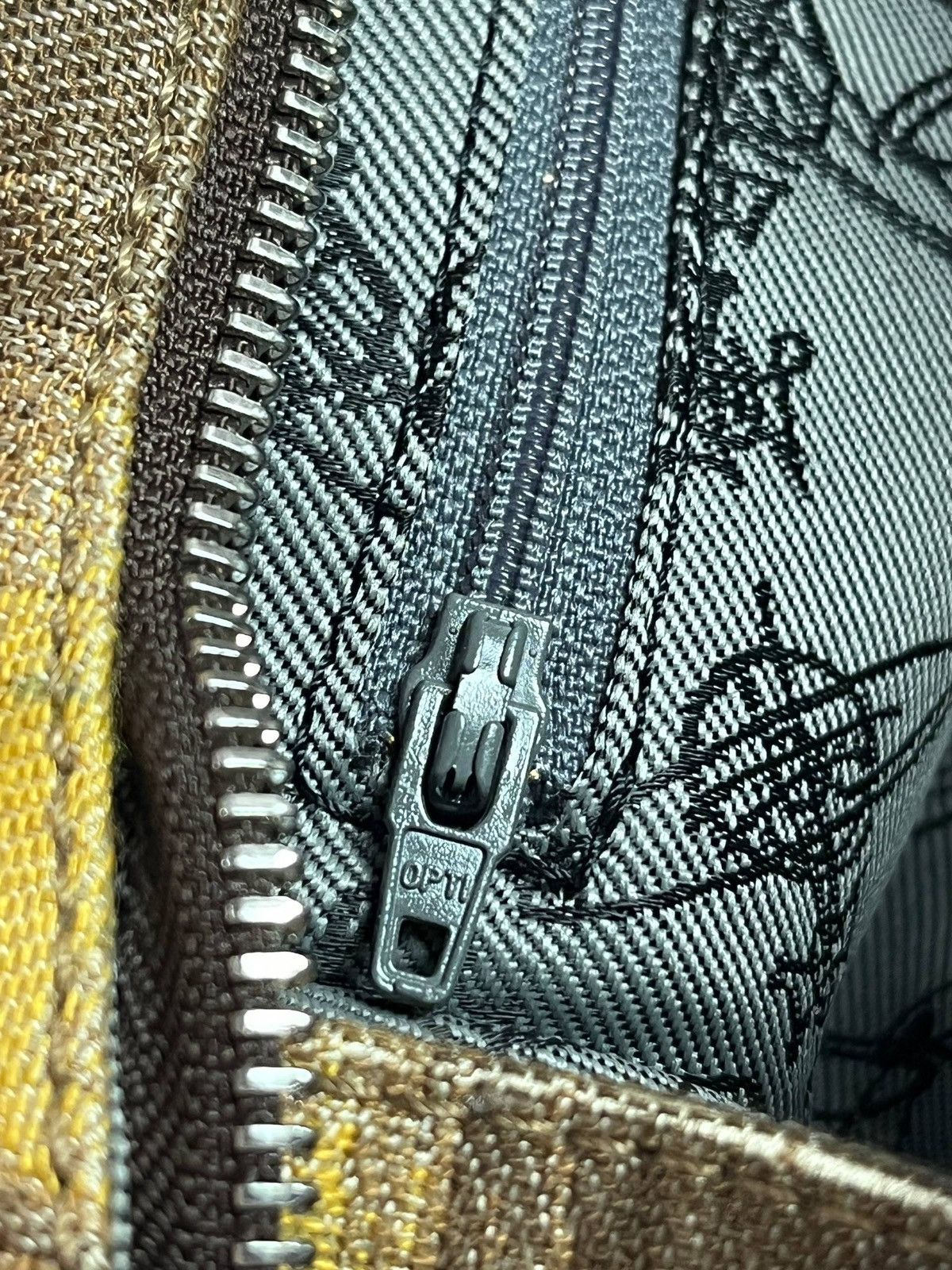 Vivienne Westwood Yellow Leopard Print Handbag OrbLogo Canvas SatchelTote Rare Size ONE SIZE - 15 Thumbnail