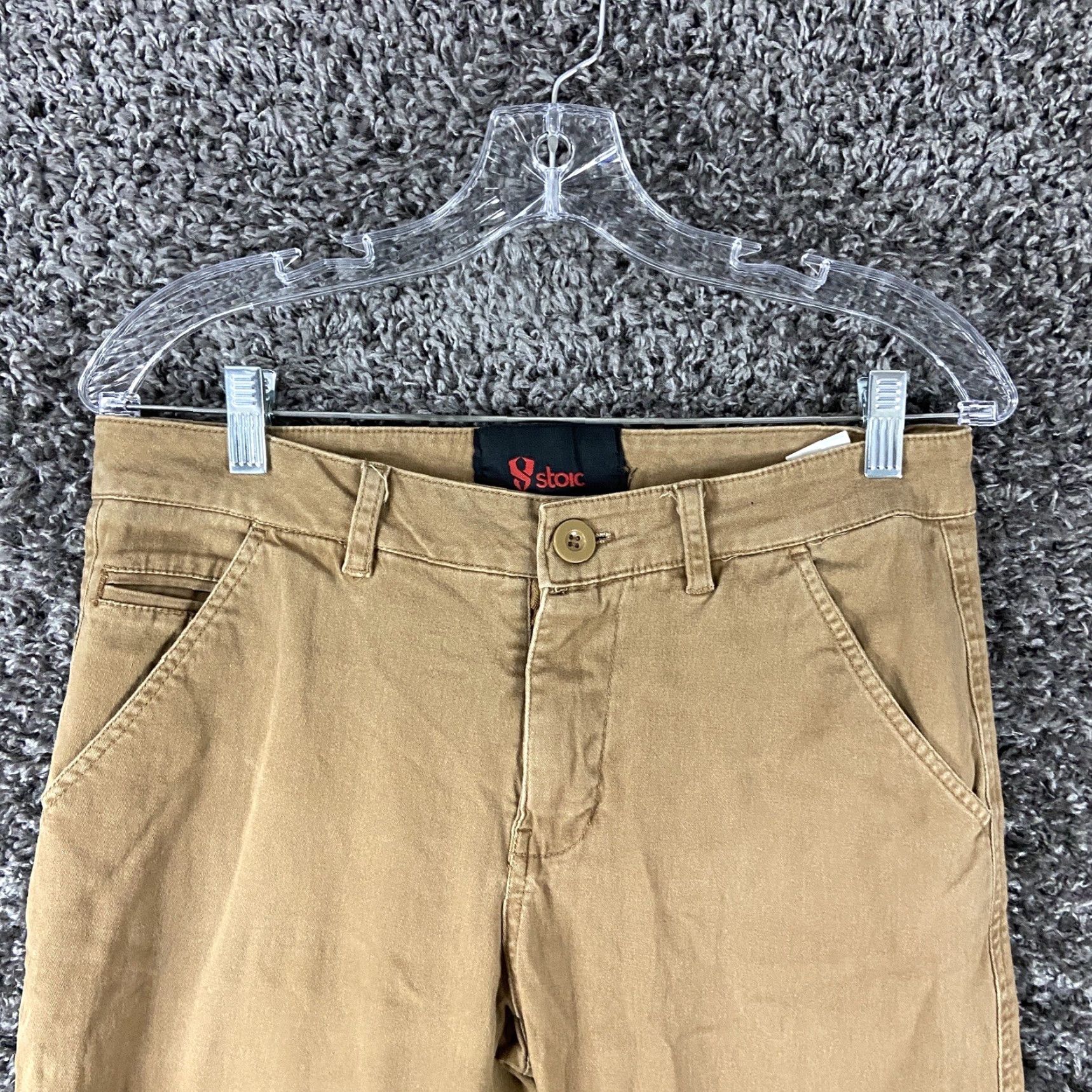 Stoic Stoic Brown Chino Pants Men’s 30 Regular Inseam 29 Inches Size US 30 / EU 46 - 5 Thumbnail