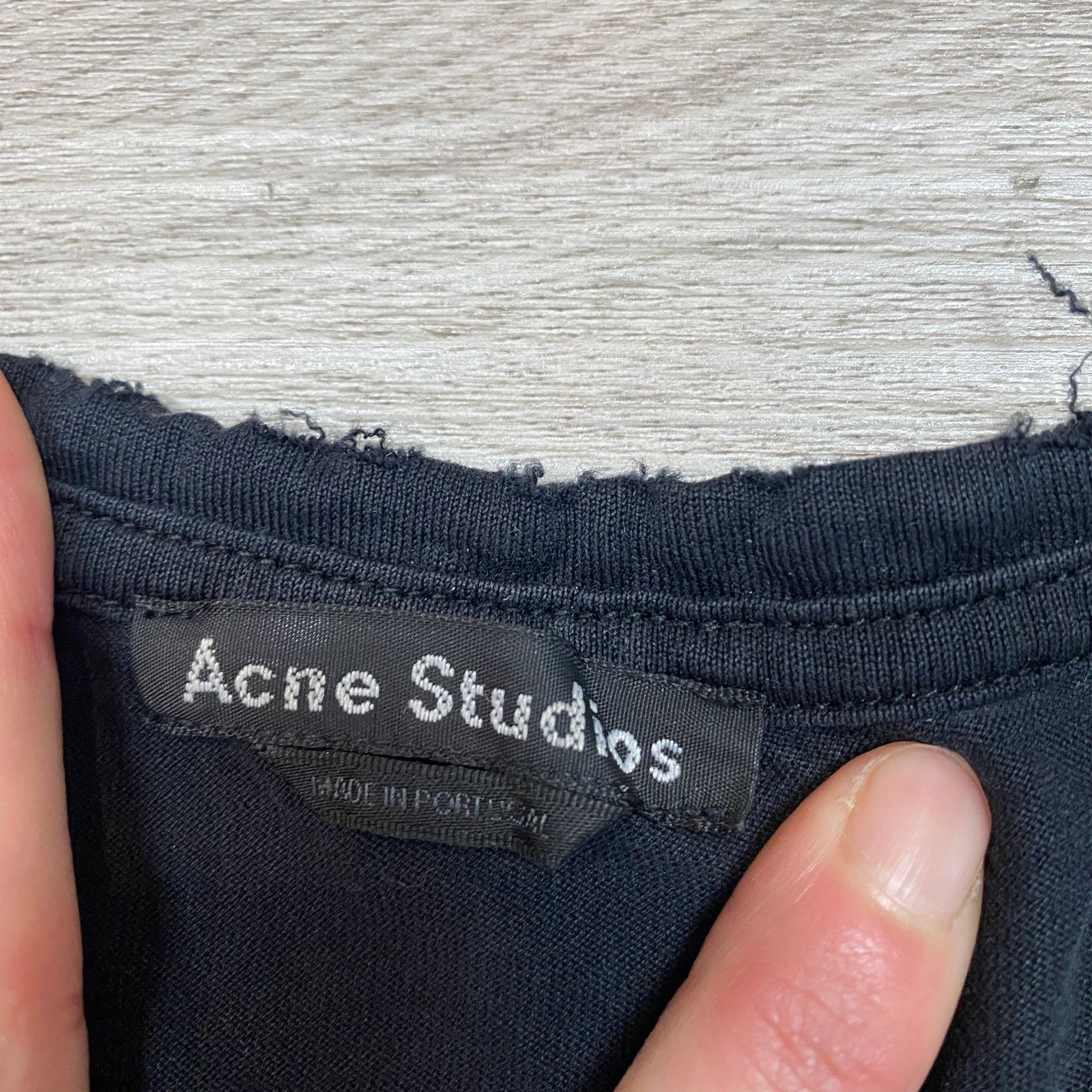 Acne Studios Acne Studios Nash Face Logo Shirt Men's Large Minimalist Size US L / EU 52-54 / 3 - 7 Thumbnail