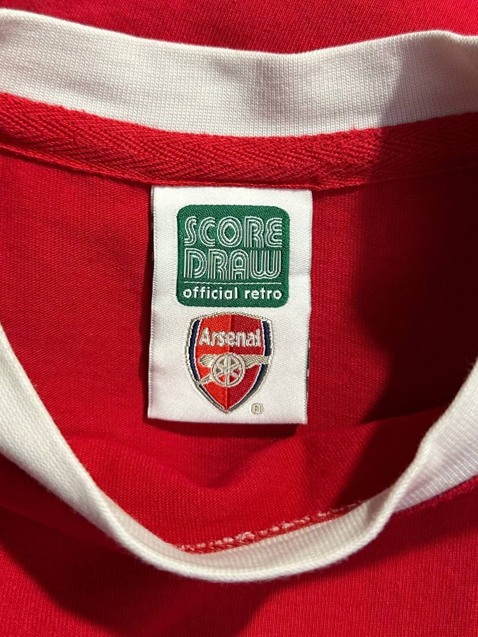 Other Arsenal football shirt jersey retroReplica 70s 80s ScoreDraw Size US S / EU 44-46 / 1 - 8 Thumbnail