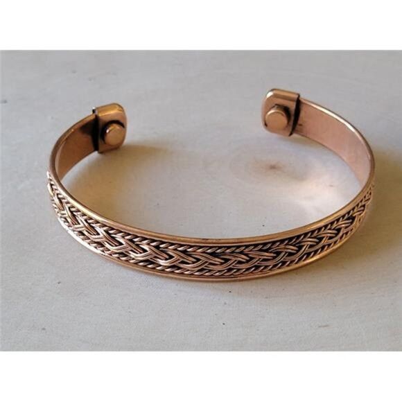 Other Copper Magnetic Bracelet – Arthritis Pain & Energy Cuff Size ONE SIZE - 3 Thumbnail