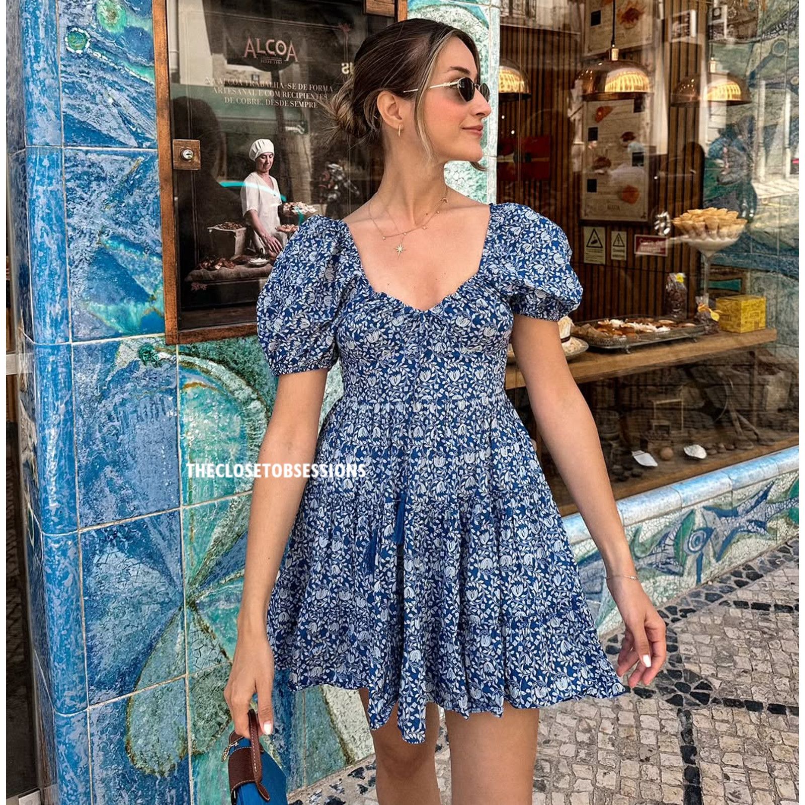 Zara ZARA BLOGGER FAVE!!! A-Line Dress with Balloon Sleeves NWT | Grailed
