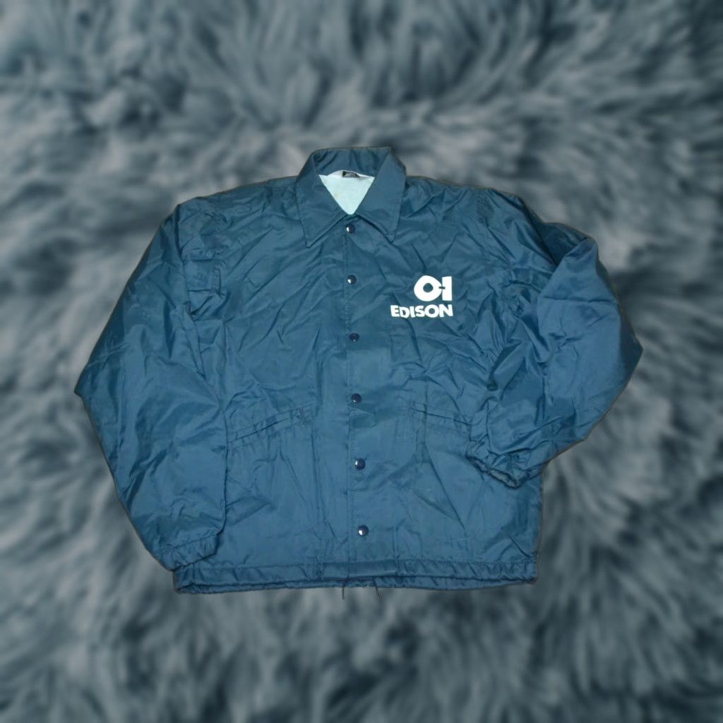 Vintage VINTAGE West Wind by Buccaneer Windbreaker Jacket Lightweight Nylon Blue Small Nice Size US S / EU 44-46 / 1 - 1 Thumbnail