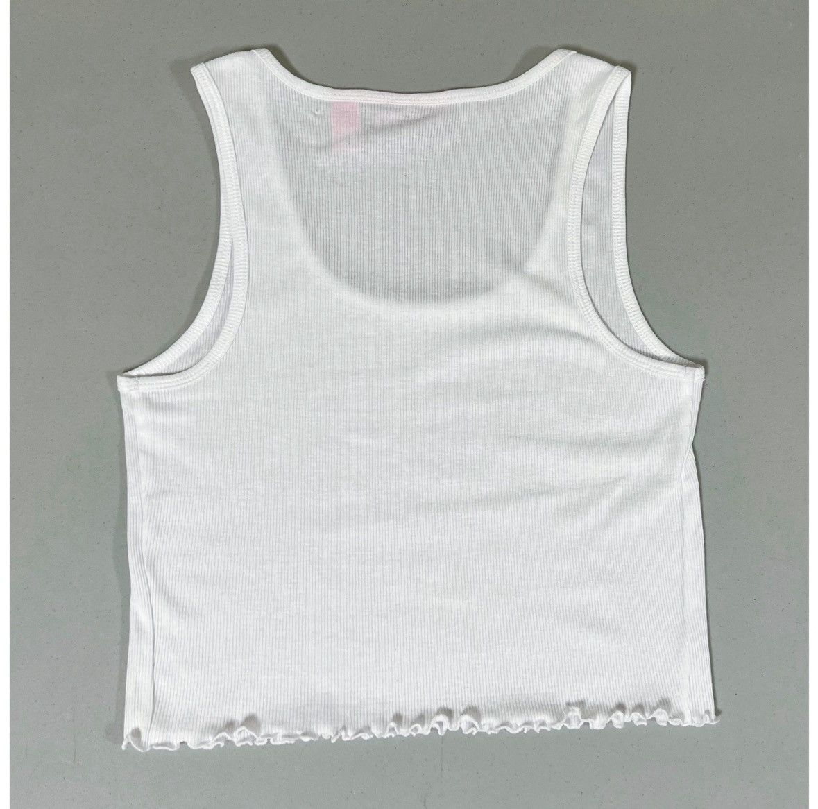 Juicy Couture Juicy Couture White Diamond Graphic Tank Top Shirt Size L 💎 Size L / US 10 / IT 46 - 4 Thumbnail