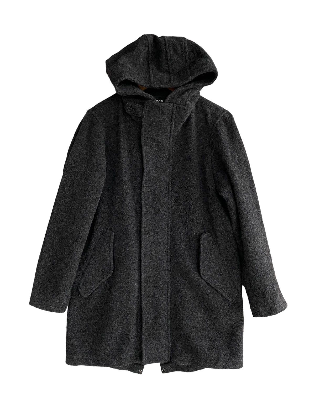 If Six Was Nine × Le Grande Bleu (L.G.B.) × Zucca Zucca Wool Trench Jacket Size US L / EU 52-54 / 3 - 1 Thumbnail