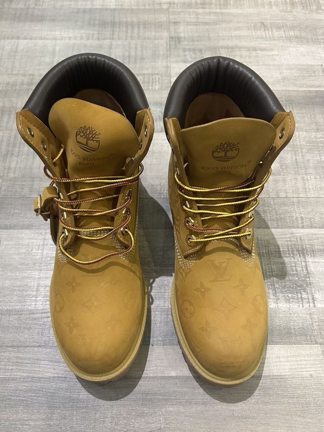 Louis Vuitton × Timberland Ankle Boots Size US 9.5 / EU 42-43 - 2 Thumbnail