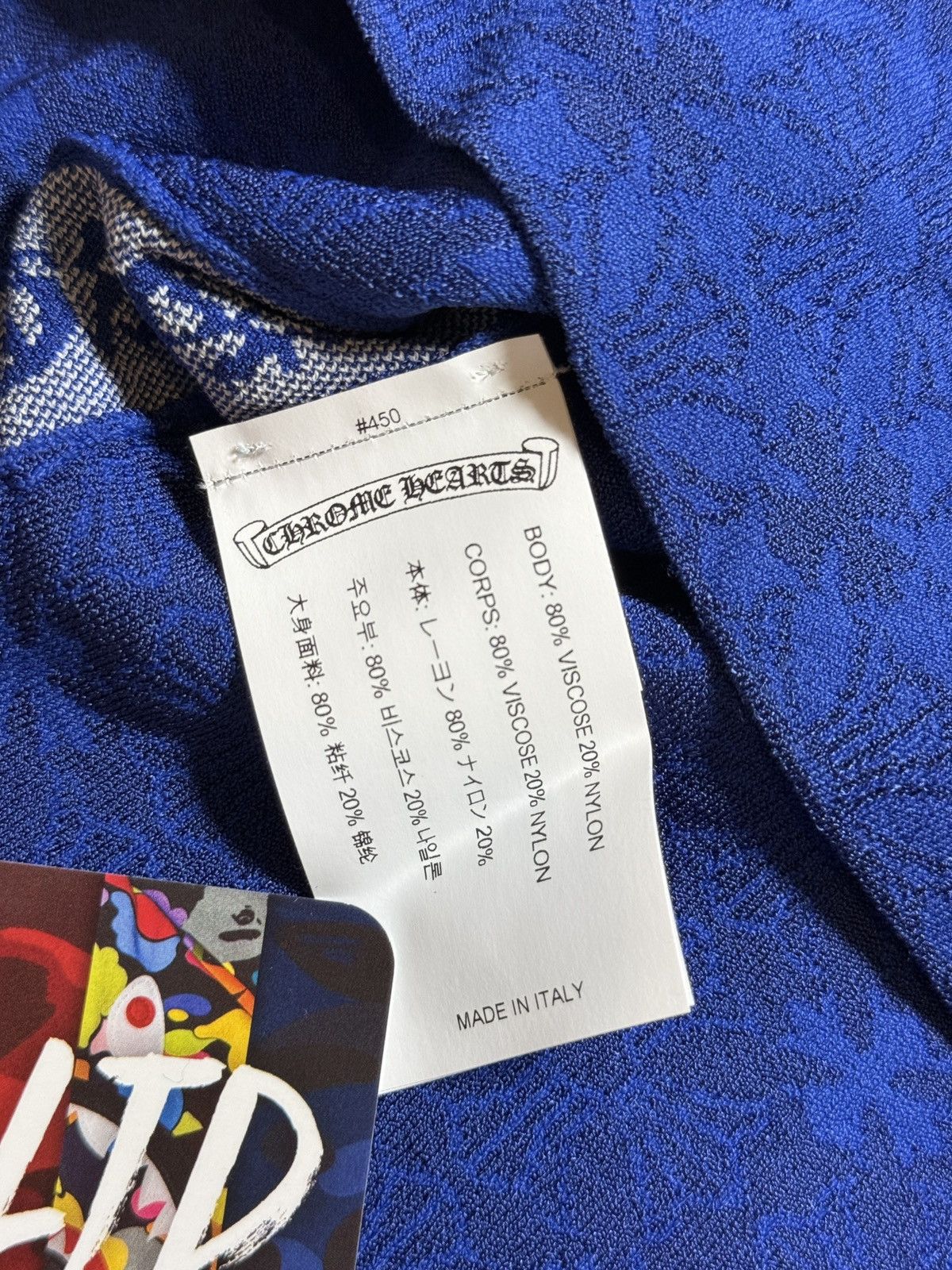 Chrome Hearts Chrome Hearts Blue Velour Tank Top Size S / US 4 / IT 40 - 4 Thumbnail
