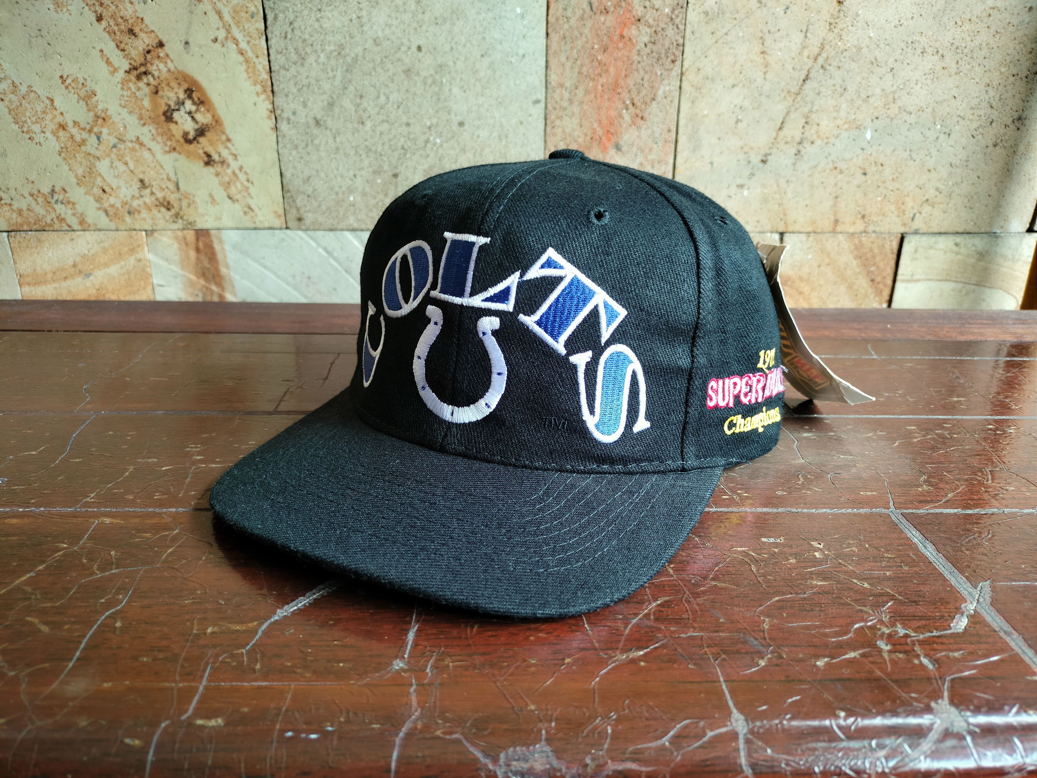 image of Superbowl Nfl Indianapolis Colts Annco Vintage Hat in Black, Men's