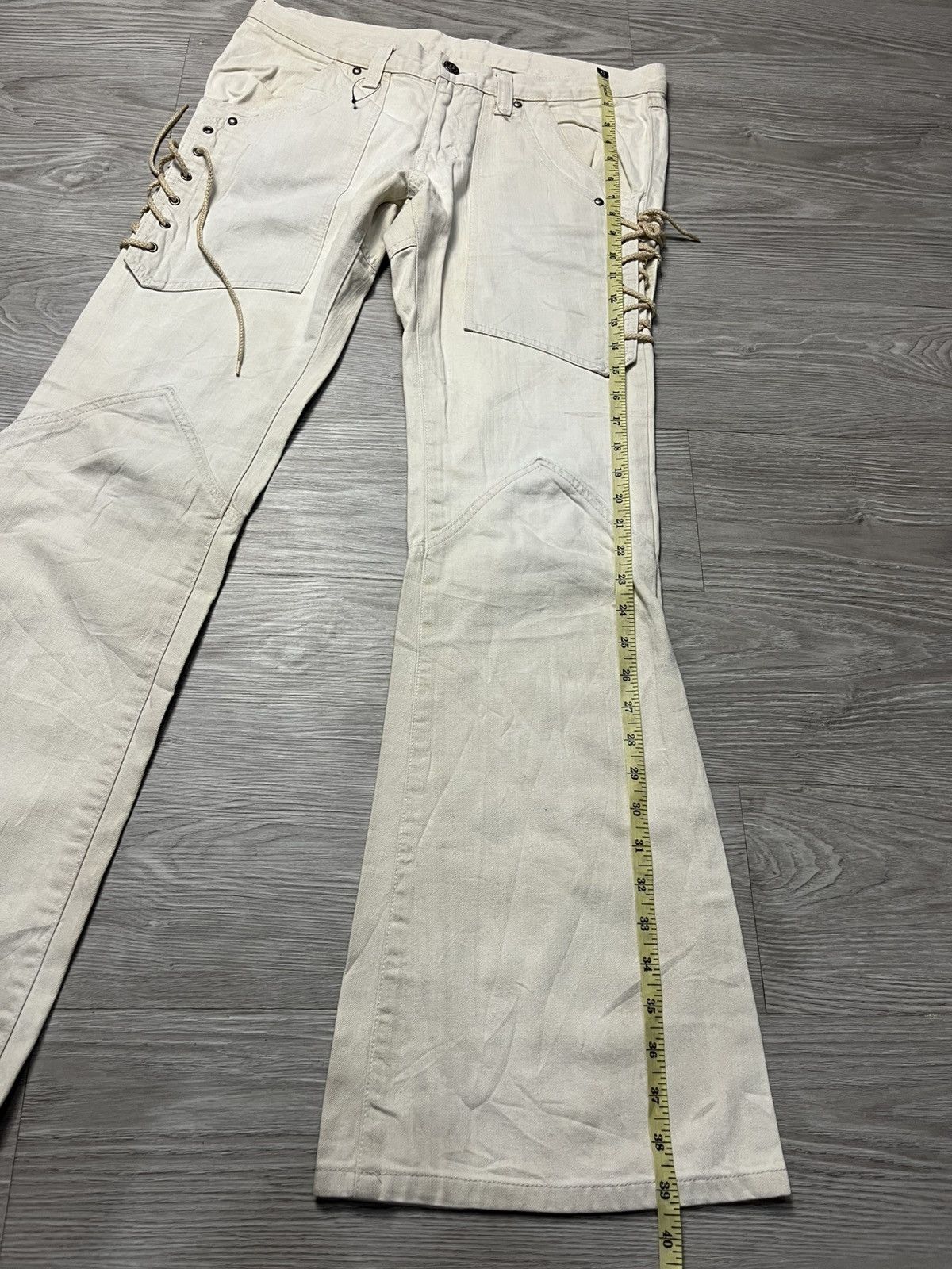 Tornado Mart 2000’s Tornado Mart Flared Lace Pants Size US 32 / EU 48 - 16 Thumbnail
