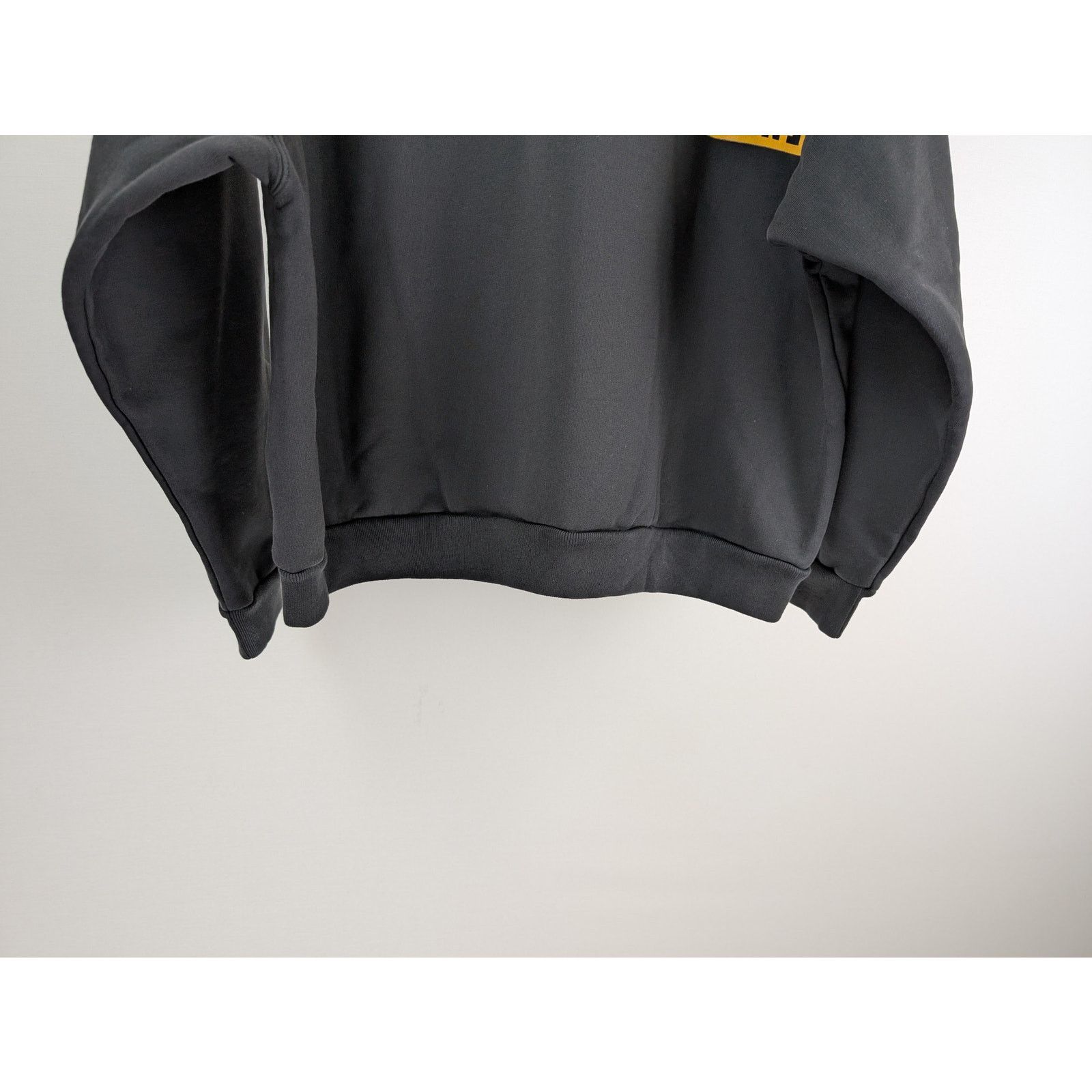 Balenciaga o1rshd1 Need for Speed Tape Fit Zip-up Hoodie in Black Size US L / EU 52-54 / 3 - 11 Thumbnail