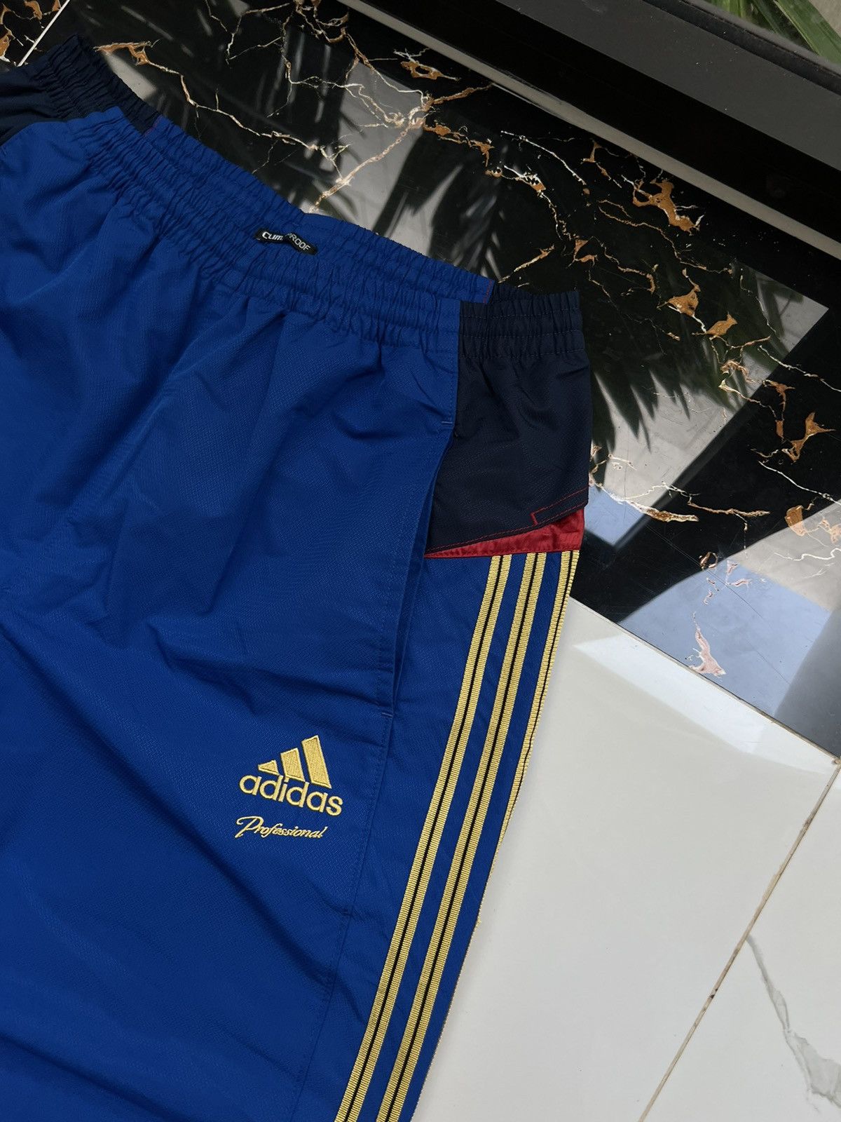 Adidas × Vintage 90's ADIDAS CLIMAPROOF PROFESSIONAL RARE BAGGY TRACK PANTS Size US 34 / EU 50 - 3 Thumbnail