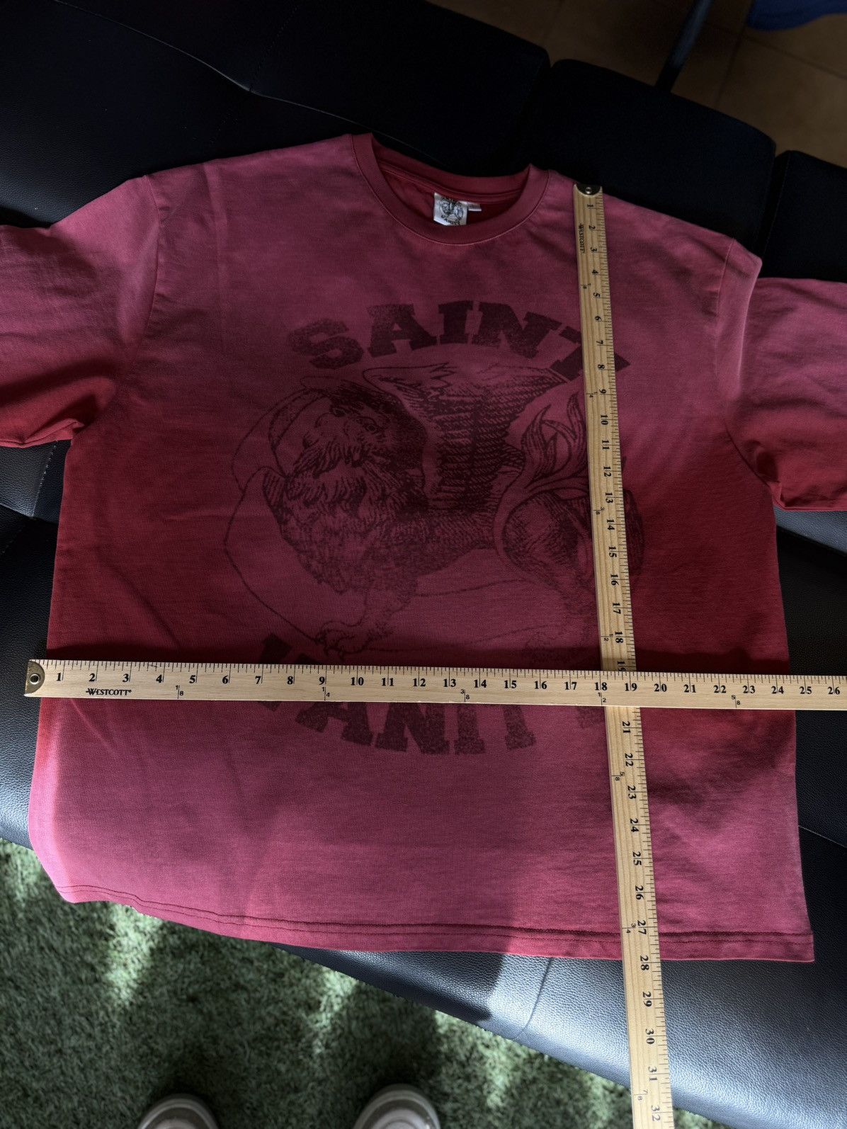 Saint Vanity Saint Vanity UNRELEASED Tee Shirt Logo Red Size Large (NEW) Size US L / EU 52-54 / 3 - 6 Thumbnail