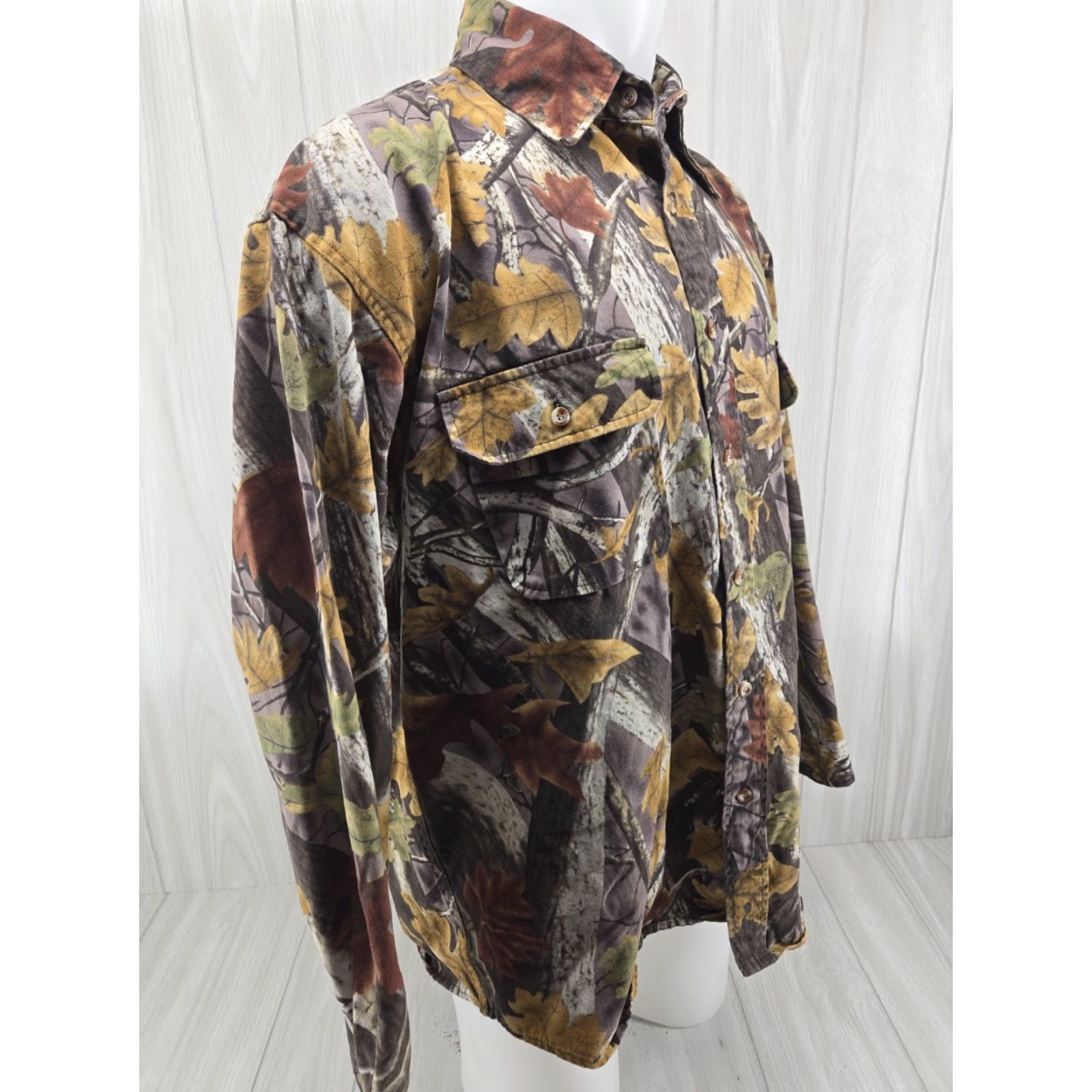 Vintage VINTAGE Master Sportsman Shirt Mens 2XL Camouflage Denim Button-Up Long Sleeve Outdoor Gear Casual Size US XXL / EU 58 / 5 - 6 Thumbnail
