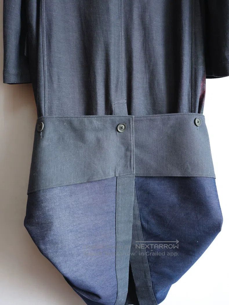 Yohji Yamamoto Yohji Yamamoto Portrait printed denim duster Size US XL / EU 56 / 4 - 6 Thumbnail