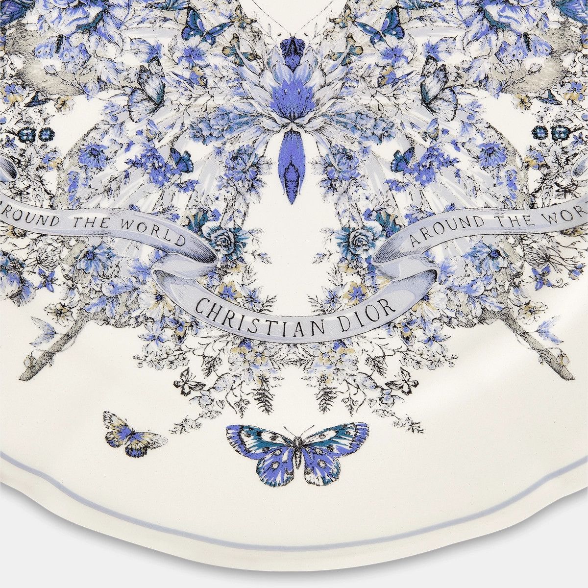 Dior o1bcso1str0225 Size:OS/ Dessert Plate in Blue Size ONE SIZE - 3 Thumbnail