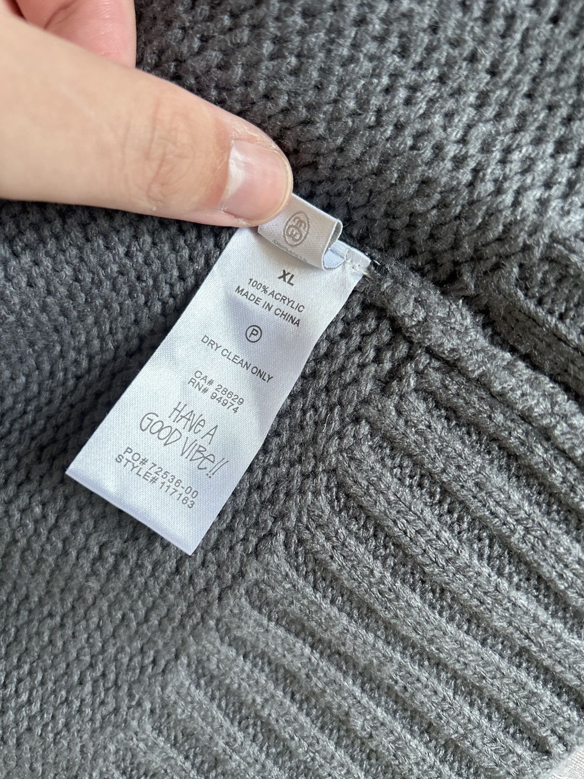 Stussy Stussy brushed cardigan lavender Size US XL / EU 56 / 4 - 7 Thumbnail