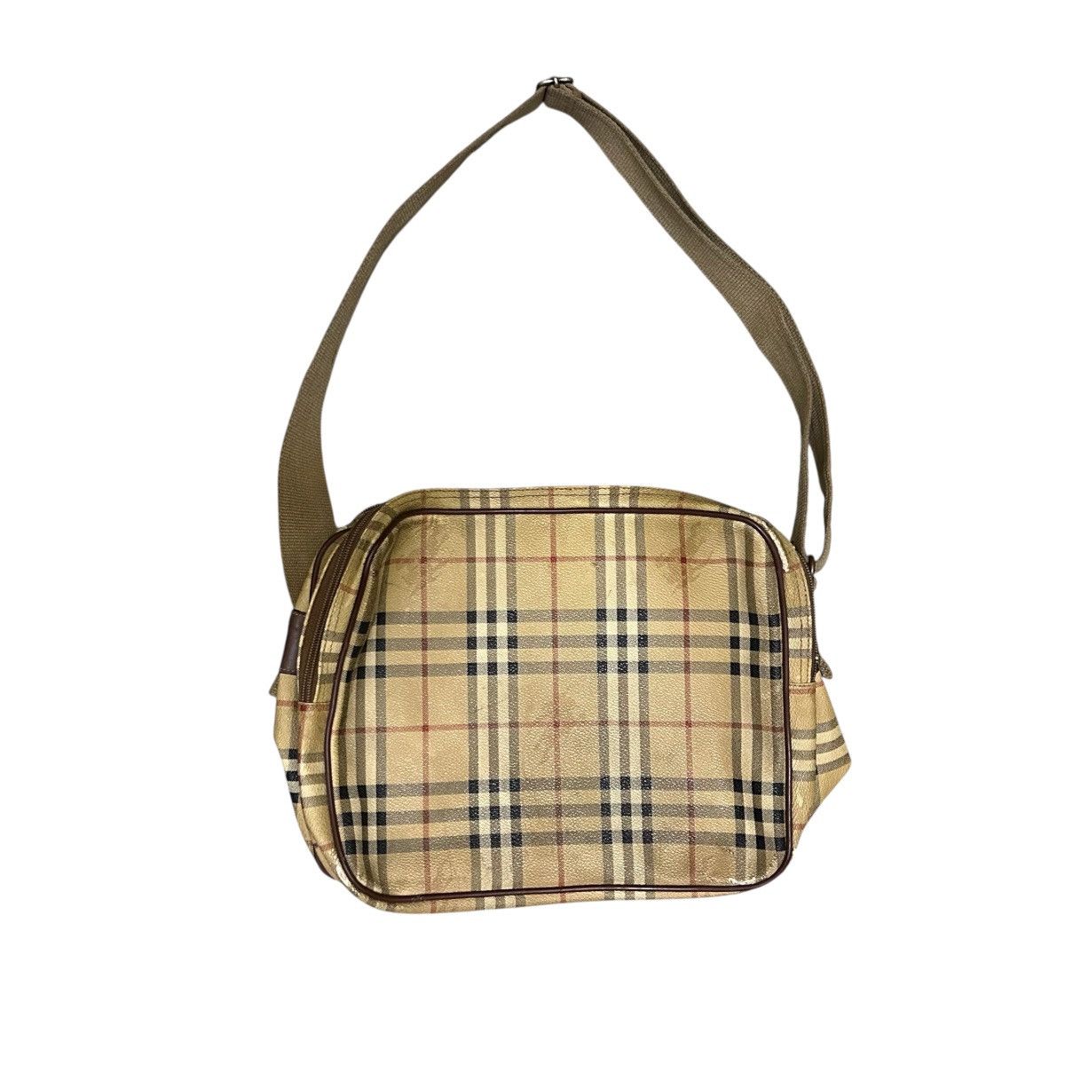 Burberry Vintage Burberrys Leather Shoulder Bag /Crossbody Bag Size ONE SIZE - 3 Thumbnail