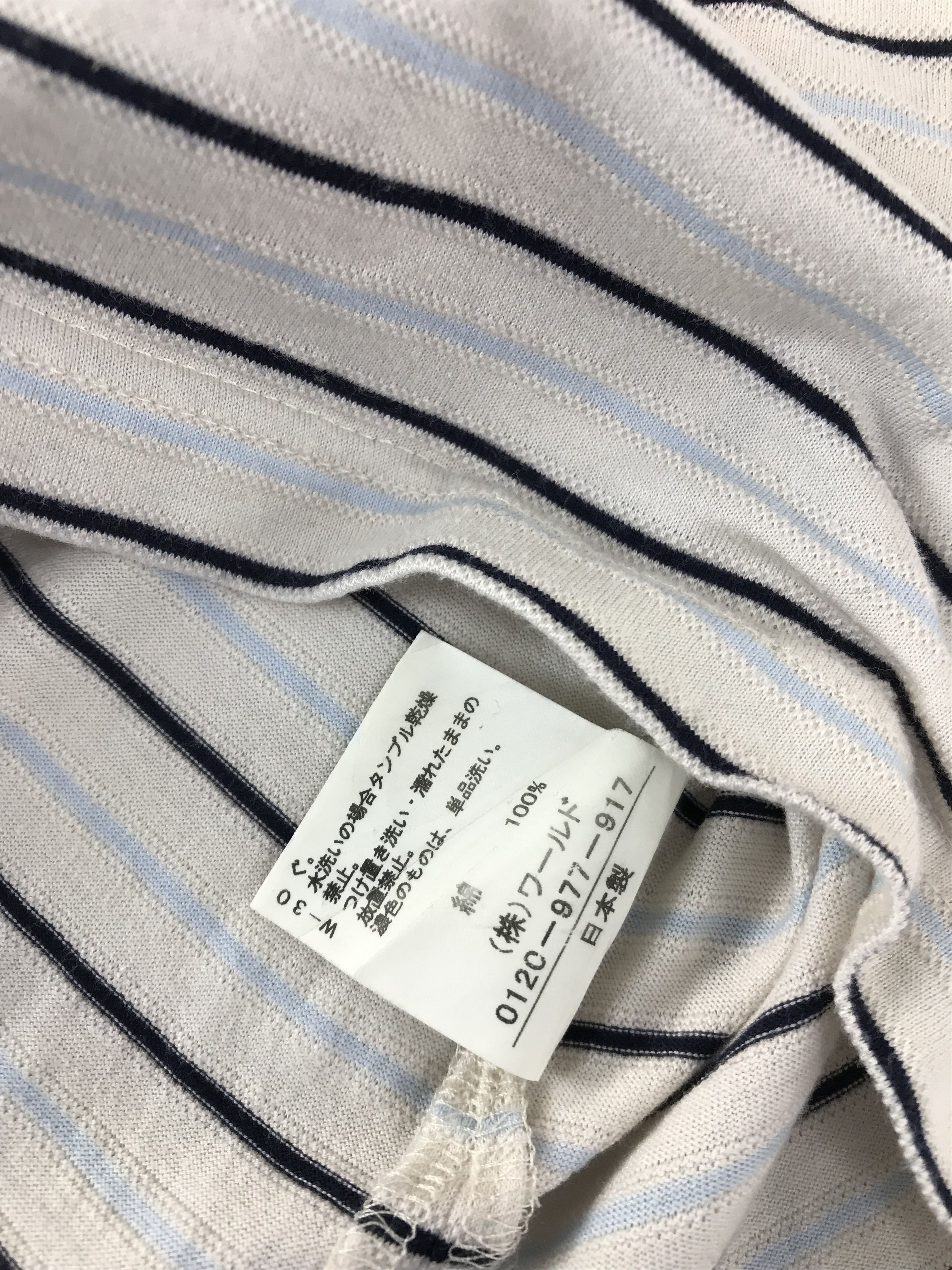 Takeo Kikuchi Vintage Takeo Kikuchi Design Striped Polo Shirt Size US M / EU 48-50 / 2 - 7 Thumbnail