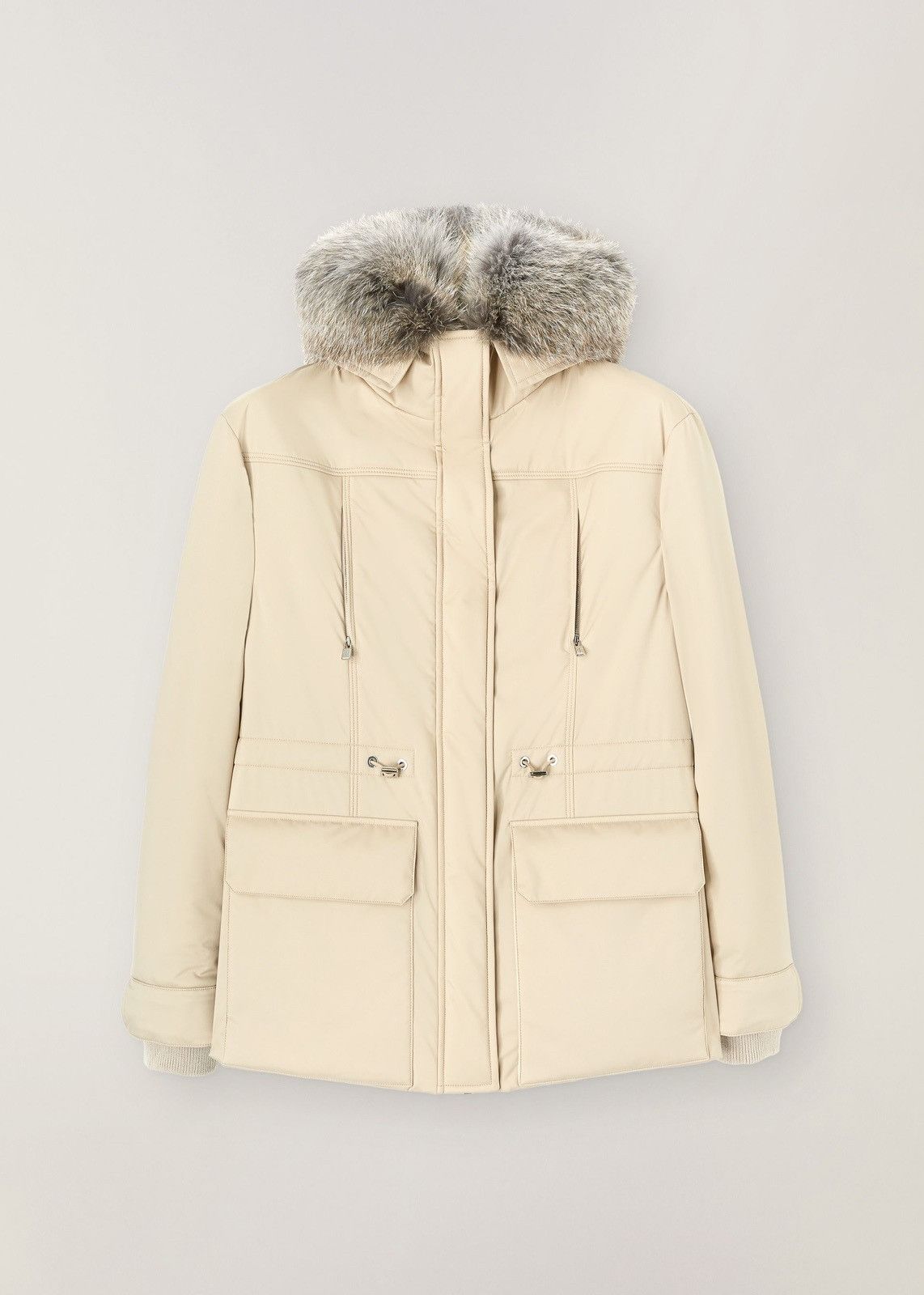 image of Loro Piana O1Loc1C0124 Jacket In Cream, Women's (Size XL)