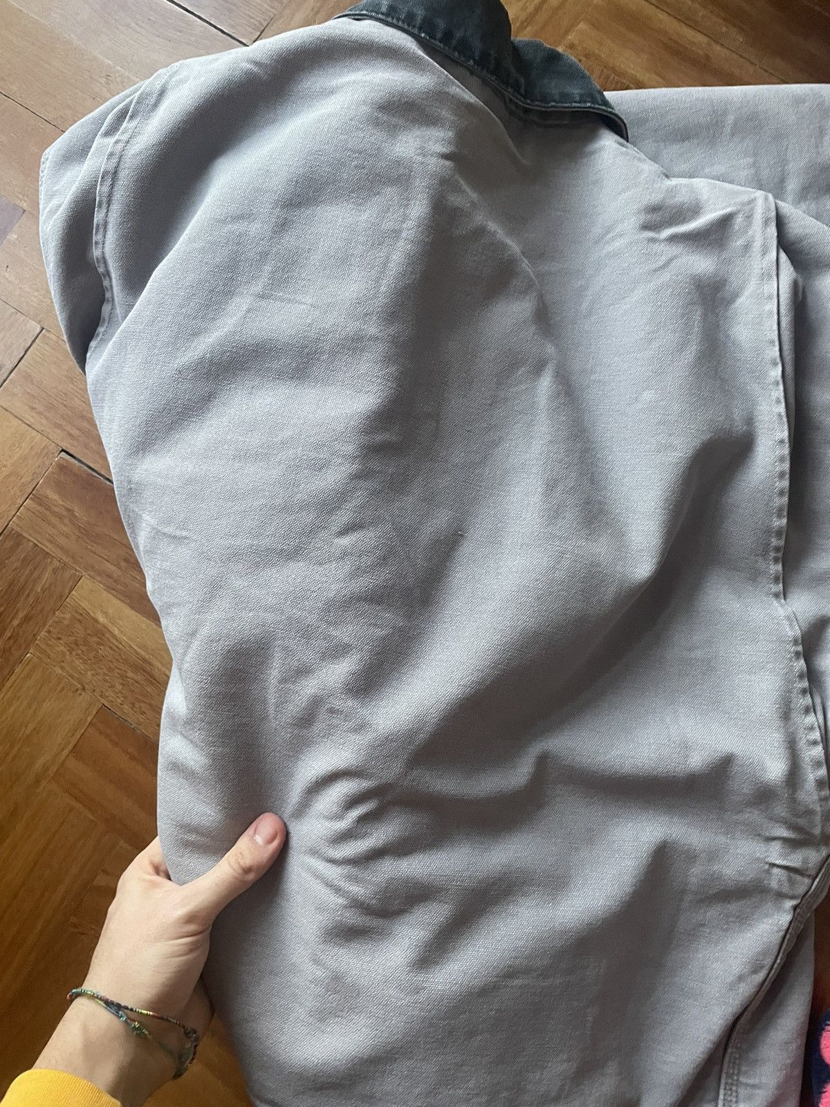 Carhartt × Vintage carhartt j76 cmt j97 grey white cream