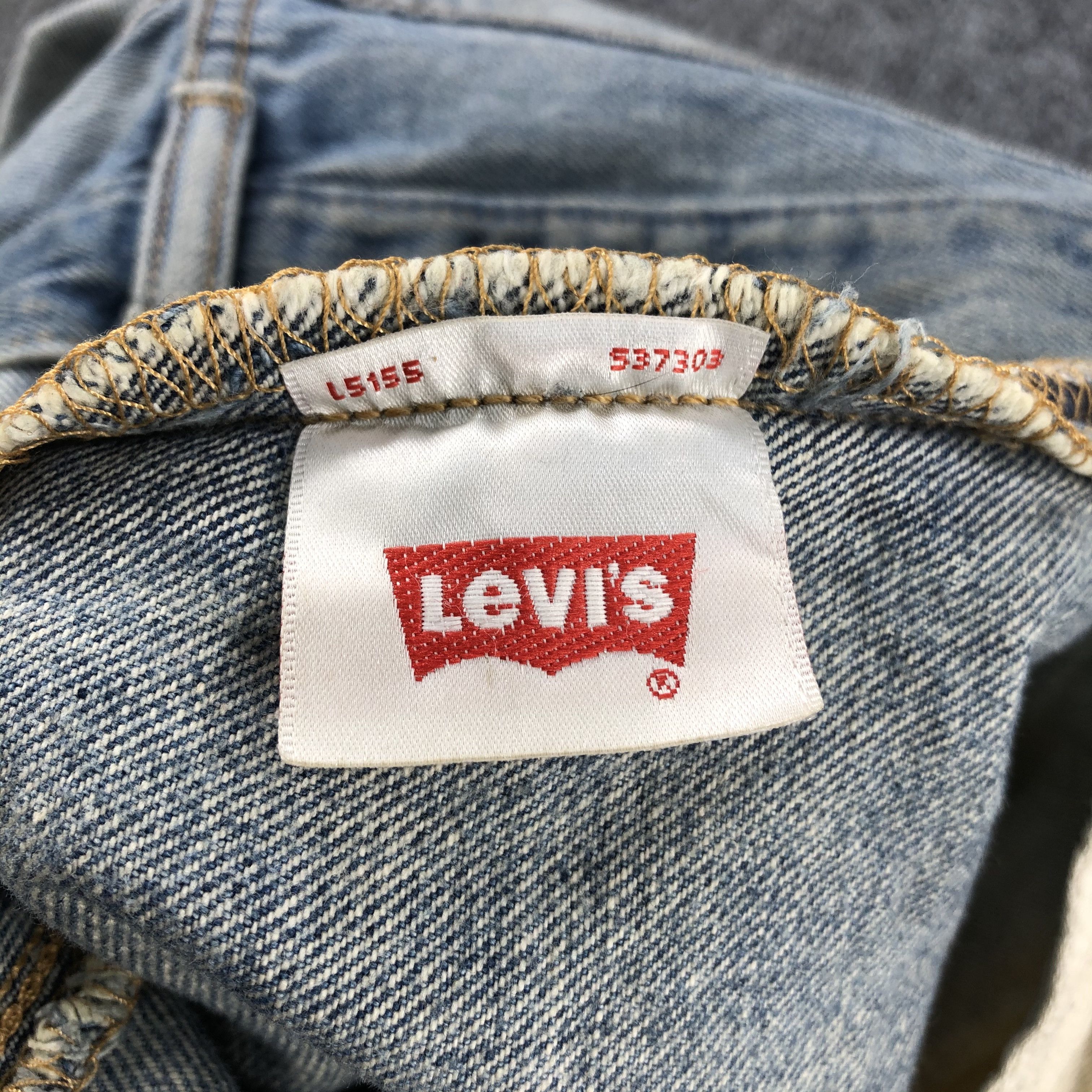Levi's Vintage Rusty Light Washed Levis 501 Jeans-J972 Size US 33 - 13 Thumbnail