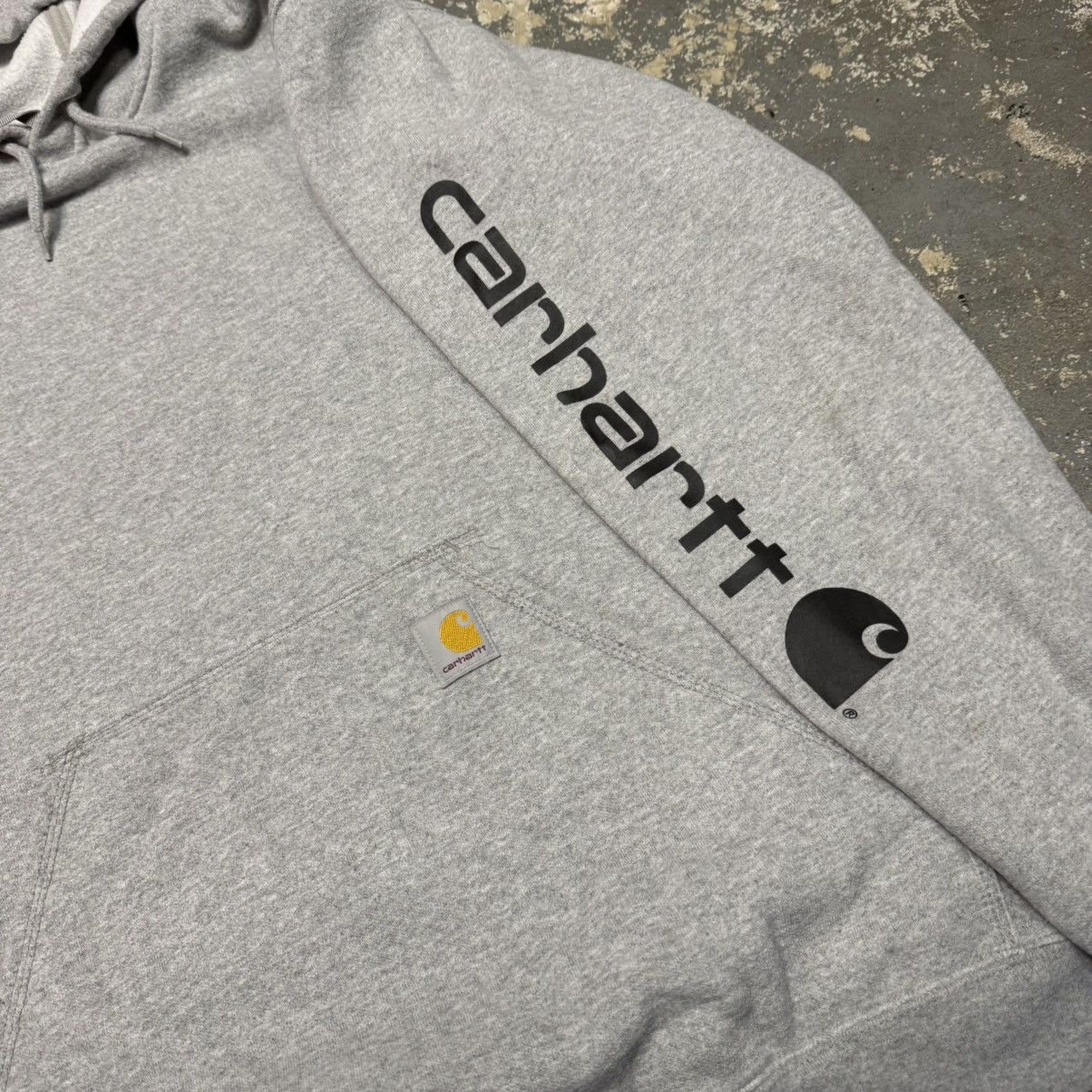 Carhartt Vintage Carhartt Grey Hoodie Sweatshirt Size US XL / EU 56 / 4 - 5 Thumbnail