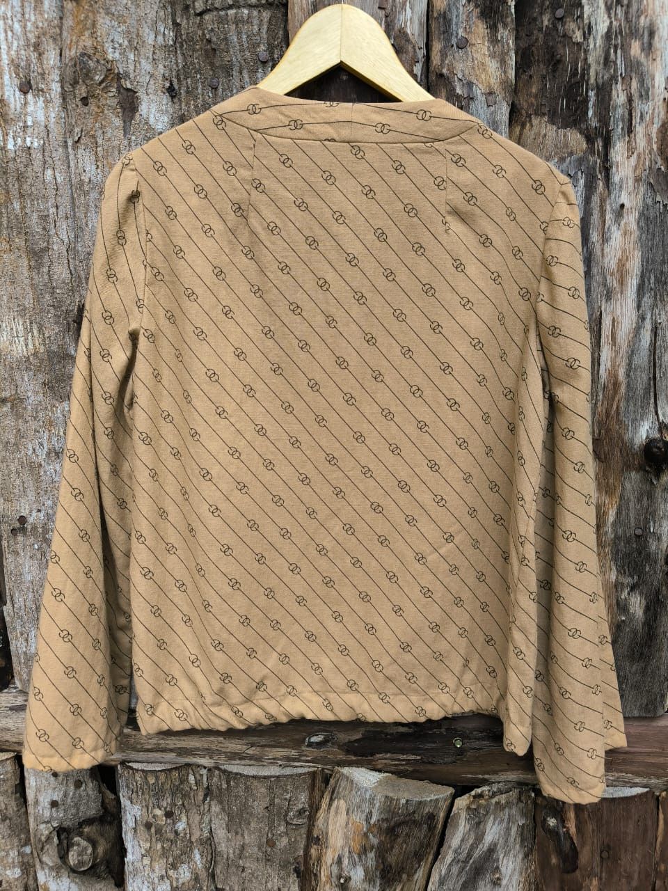 Gucci × Vintage Vintage Blouse 70's Gucci Size M / US 6-8 / IT 42-44 - 2 Thumbnail