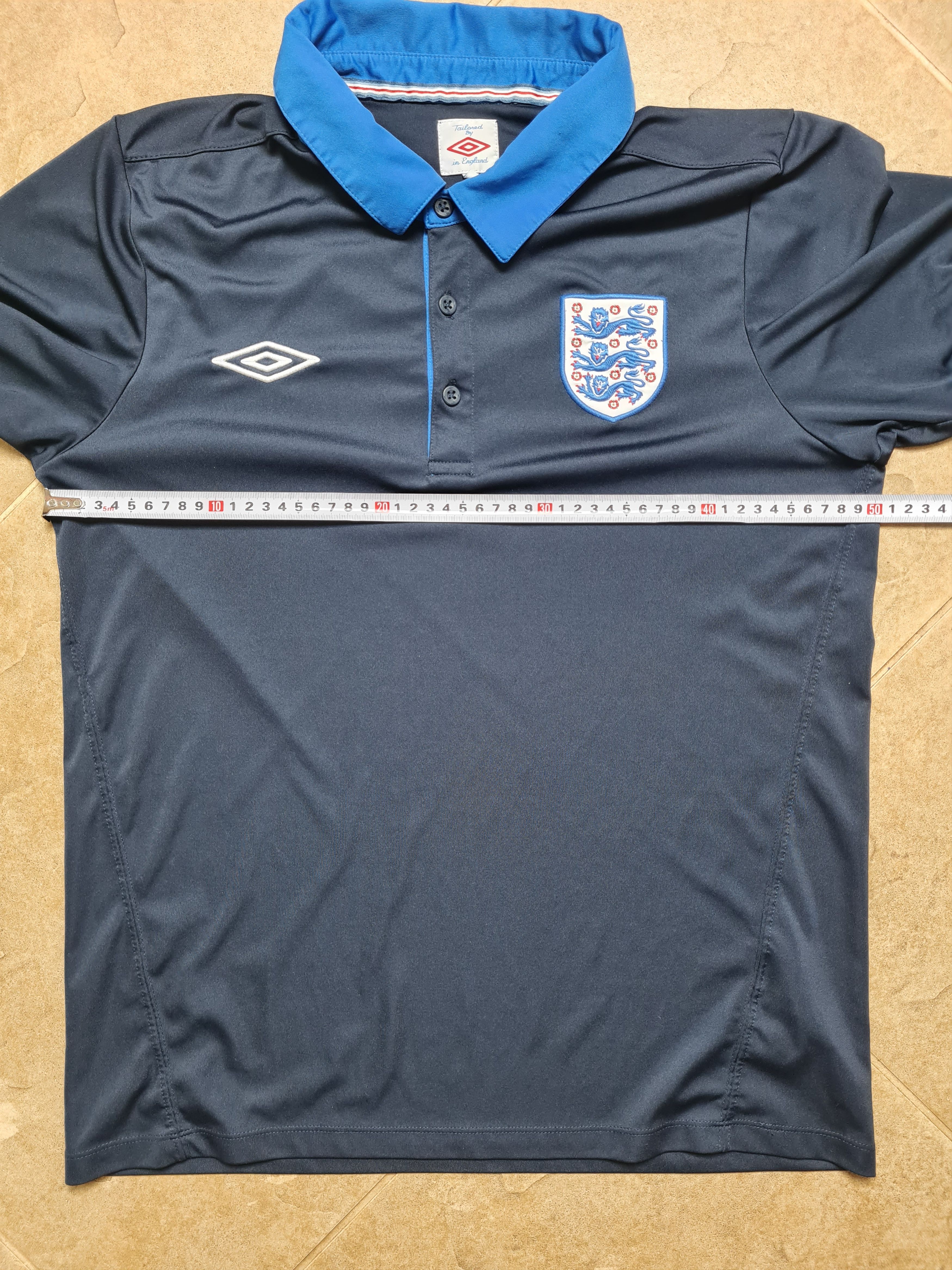 Umbro England Umbro Away Shirt 2012 Polo Soccer Jersey Three Lions Size US M / EU 48-50 / 2 - 10 Thumbnail