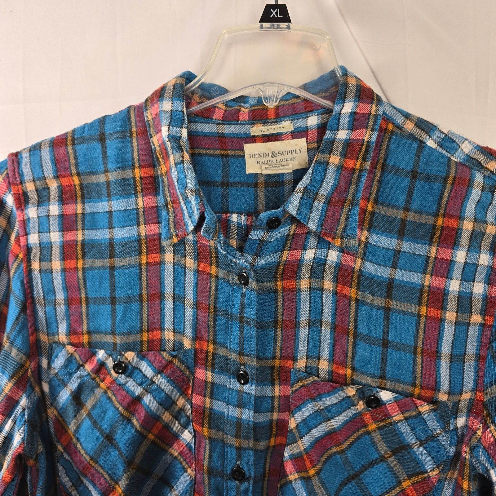 Denim & Supply Ralph Lauren Denim & Supply Ralph Lauren Utility Plaid Shirt XL Size XL / US 12-14 / IT 48-50 - 2 Thumbnail