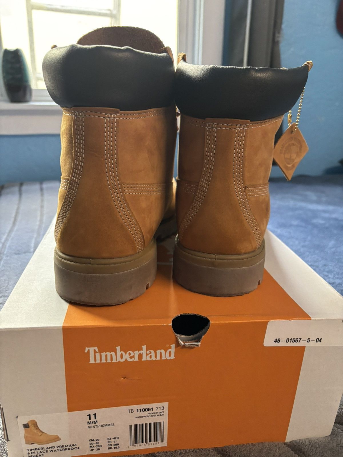 Timberland Timberland 6 Inch Premium Waterproof Boot 'Wheat' Size US 11 / EU 44 - 5 Thumbnail