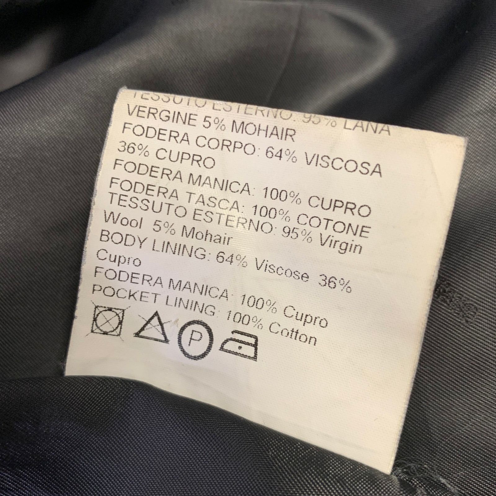 Golden Goose GOLDEN GOOSE Size S Black Herringbone Wool Mohair Peacoat Size US S / EU 44-46 / 1 - 9 Thumbnail