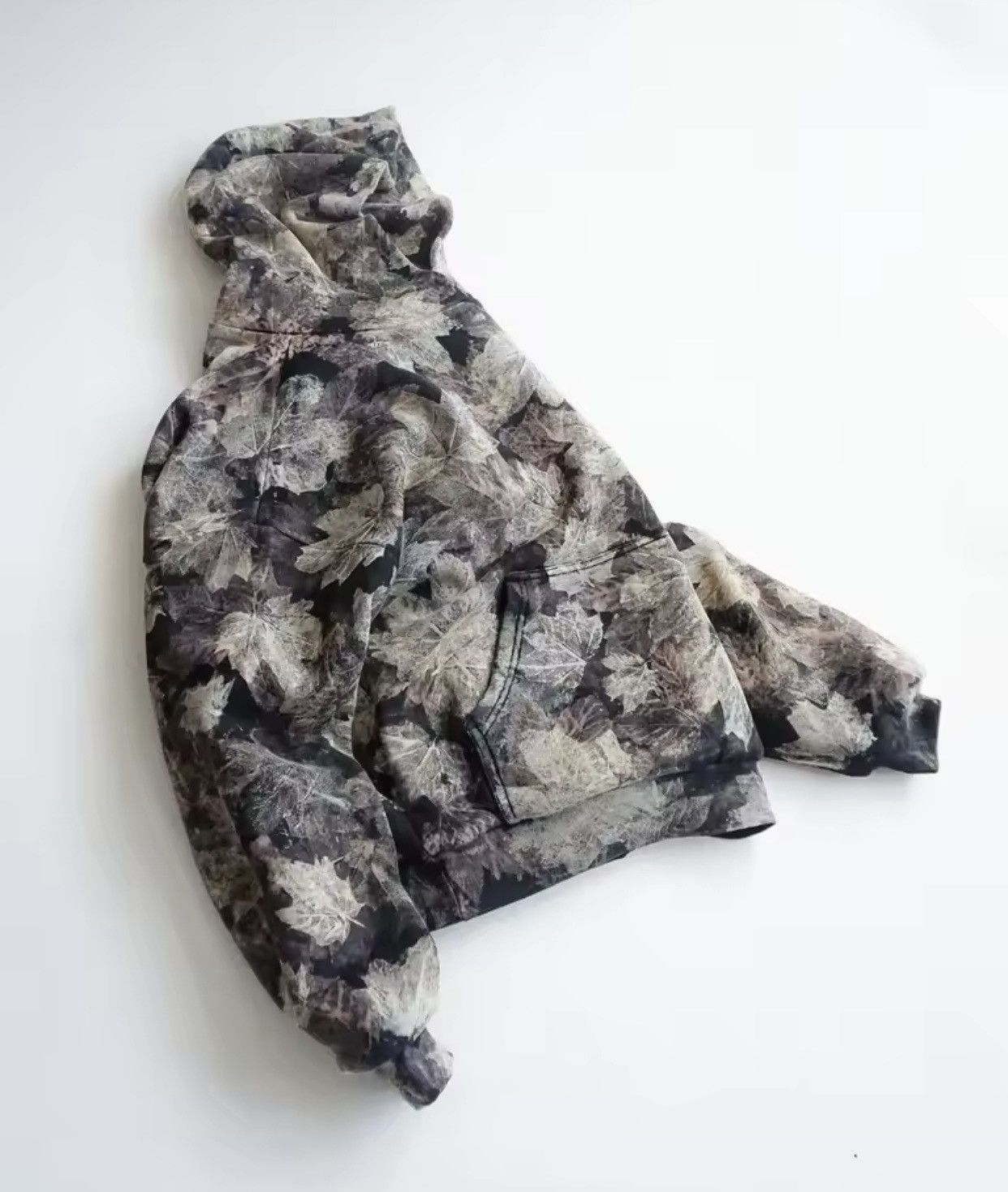 Japanese Brand Y2K Hoodies Retro Harajuku Oversized Camouflage Print Leaf Size US XXL / EU 58 / 5 - 4 Thumbnail
