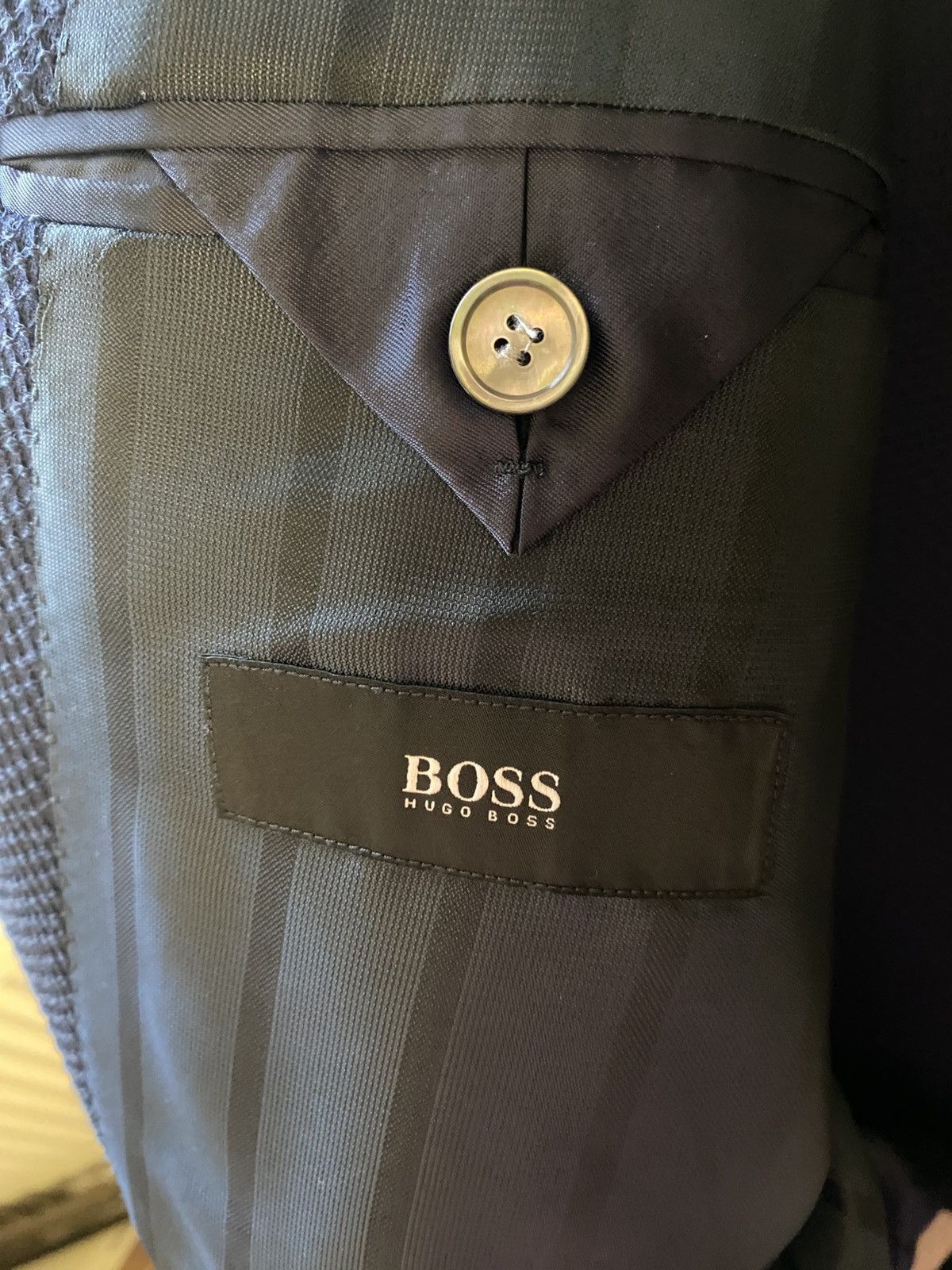 Hugo Boss Hugo Boss Casual Jacket Dark Blue Barely Worn Size 46R - 5 Thumbnail
