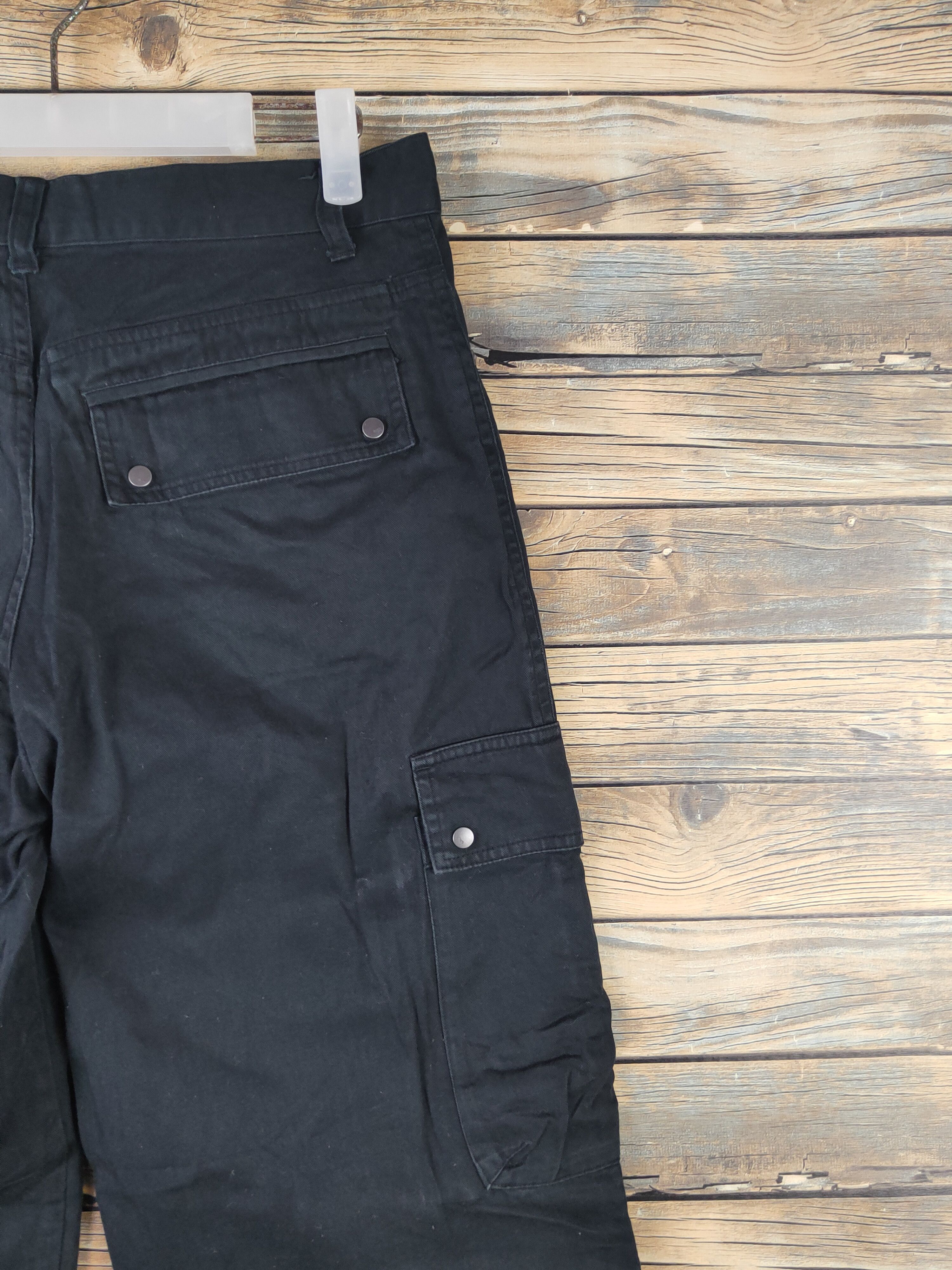 Japanese Brand DL Comme Ca Walk Black Multipocket Cargo Pants #1476 Size US 30 / EU 46 - 11 Thumbnail