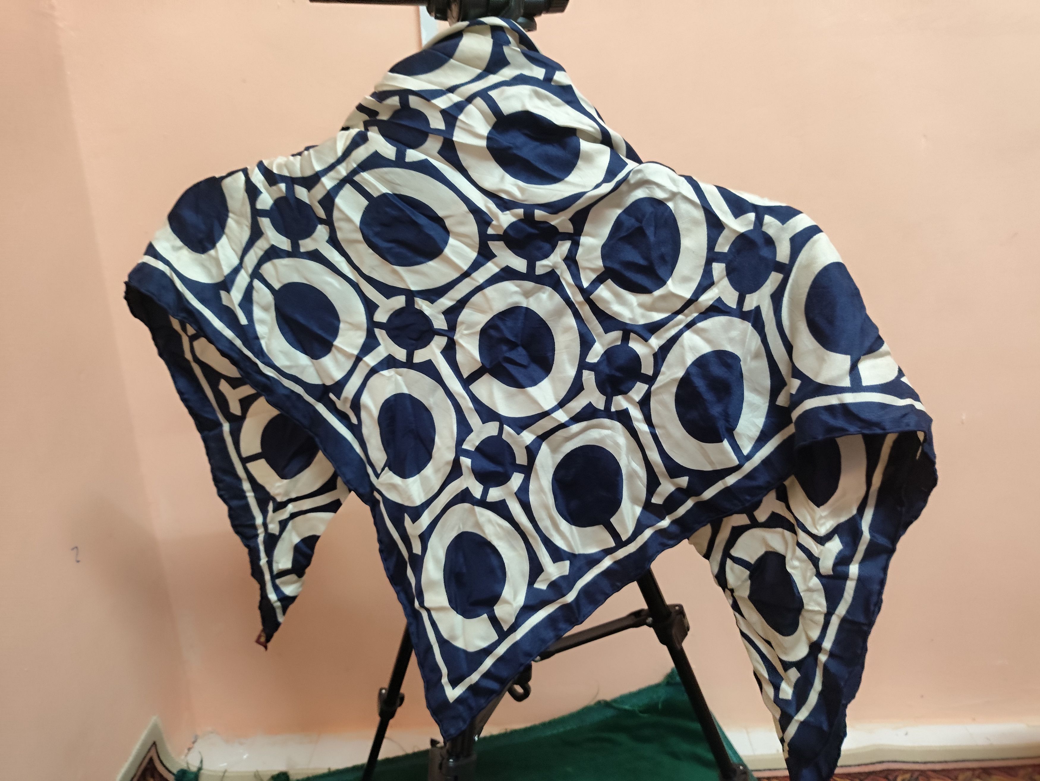 Designer × Vintage Vintage Art Scarves Neckerchief Rare Design Size ONE SIZE - 4 Thumbnail