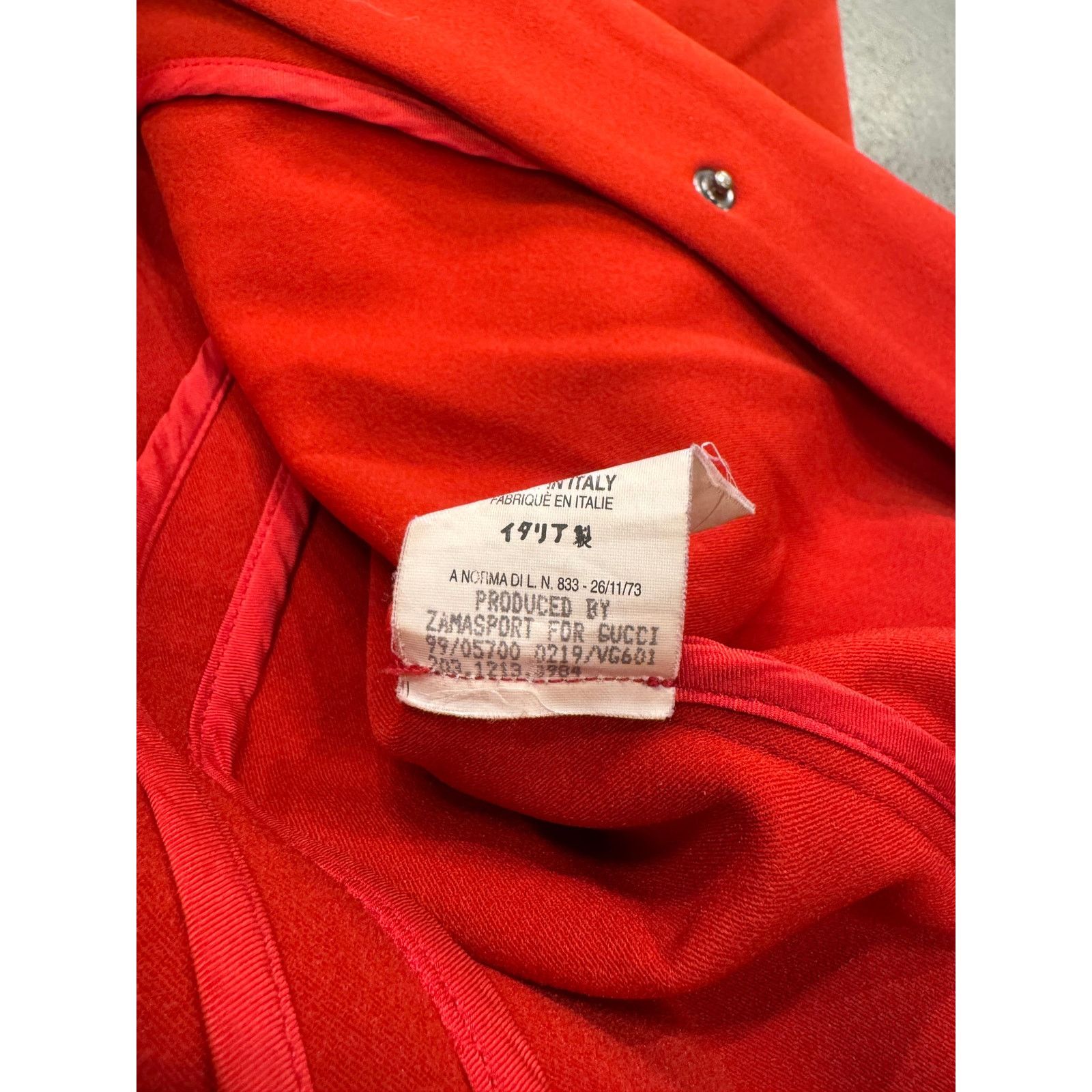 Gucci S/S1999 Gucci by Tom Ford red paneled jacket Size S / US 4 / IT 40 - 6 Thumbnail