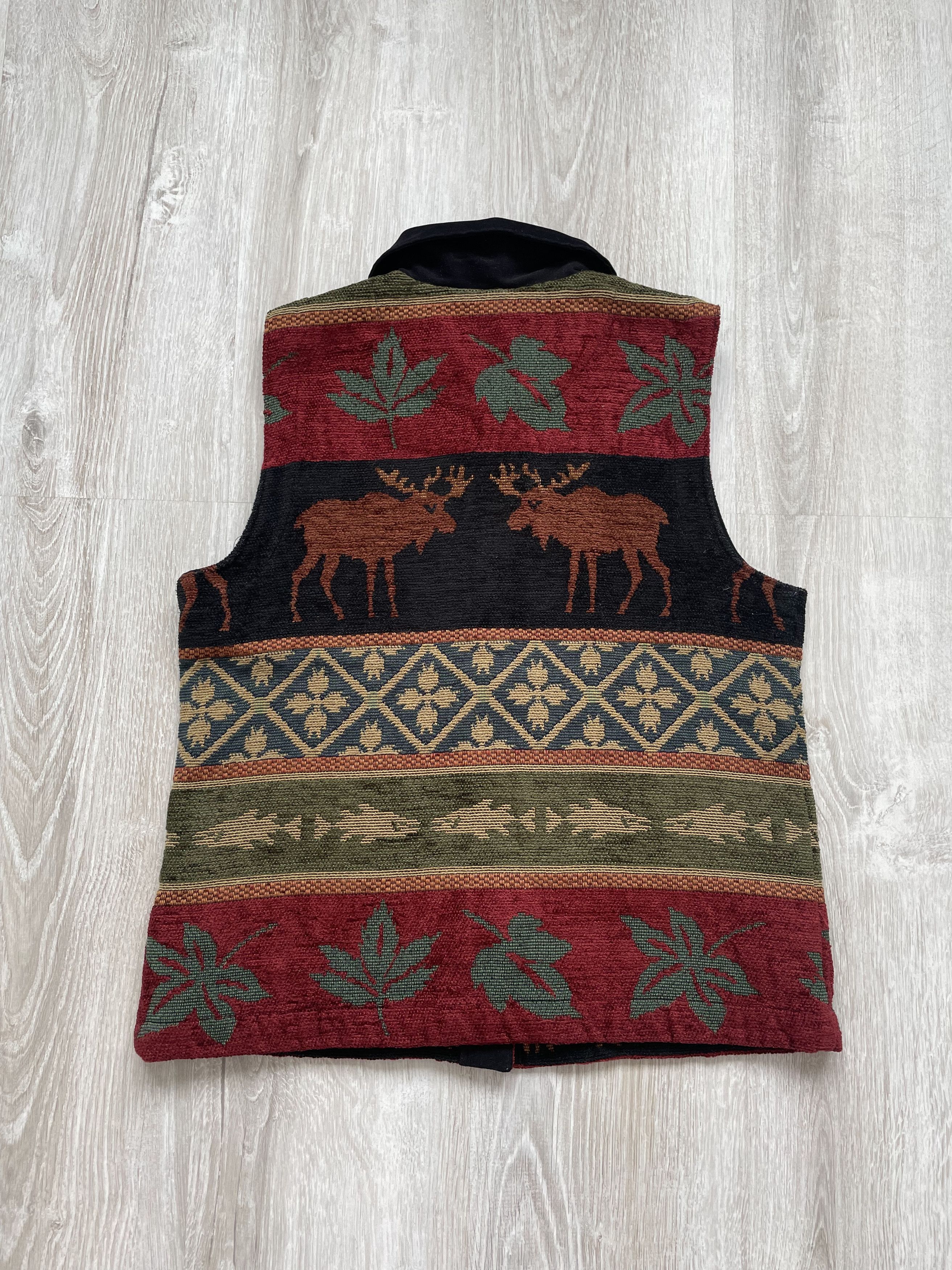 Vintage Vintage 90s Coldwater Creek Animal Knit Vest Size S / US 4 / IT 40 - 5 Thumbnail