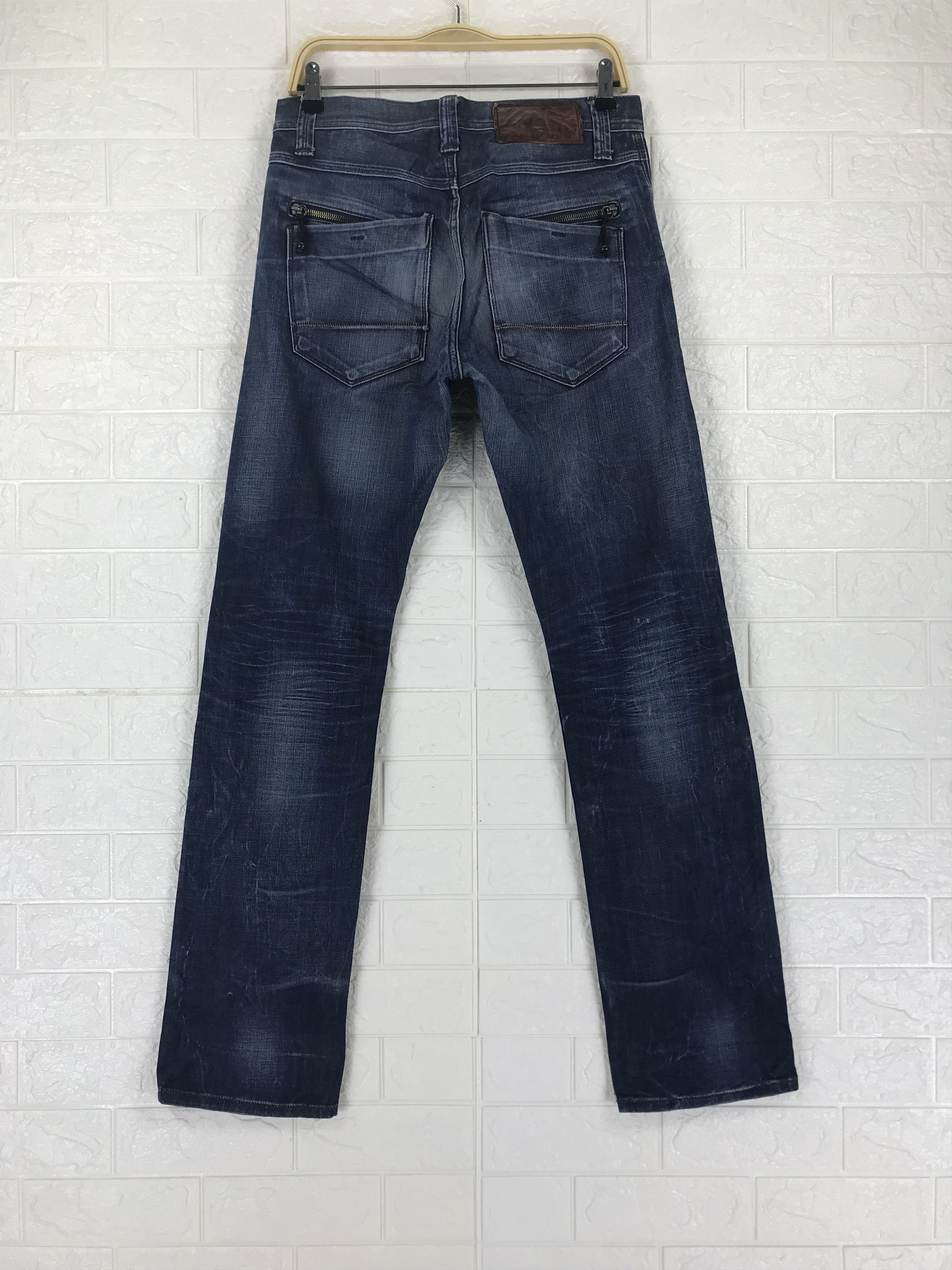Japanese Brand Vintage Back Number Japanese Blue Jeans Size US 30 / EU 46 - 5 Thumbnail