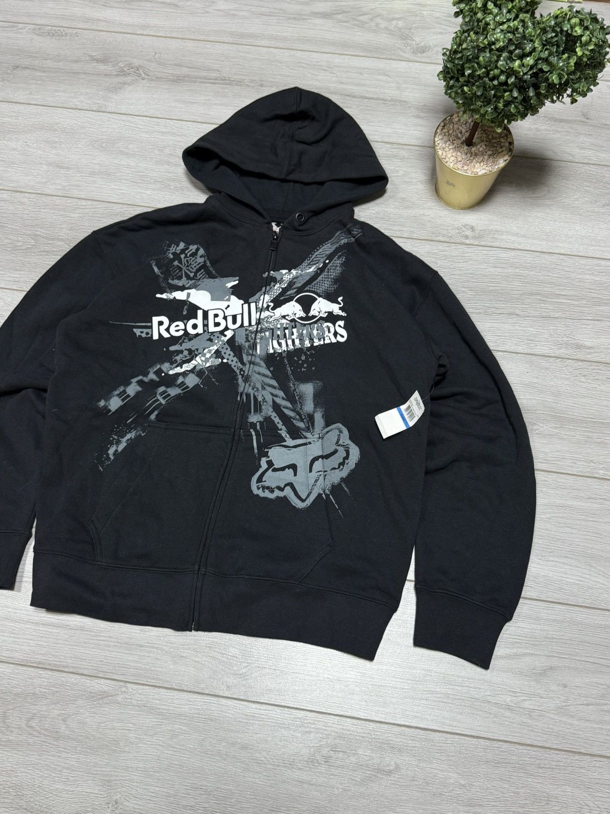 Fox Racing Redbull Fighters x Fox Racing NEW Zip Hoodie Size US XL / EU 56 / 4 - 2 Thumbnail