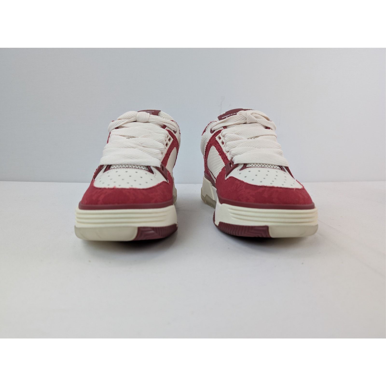 Amiri o1rshd1 MA-1 sneaker in white and red Size US 12 / EU 45 - 9 Thumbnail
