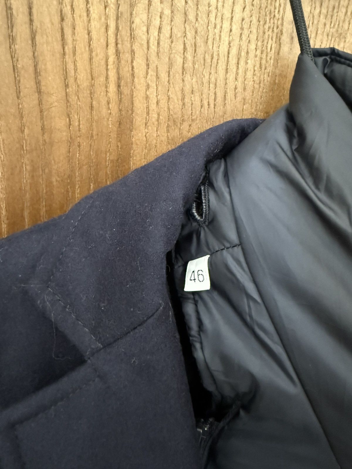 Paoloni Paoloni Quarantasei Navy Blue Wool Coat Jacket Size US S / EU 44-46 / 1 - 9 Thumbnail