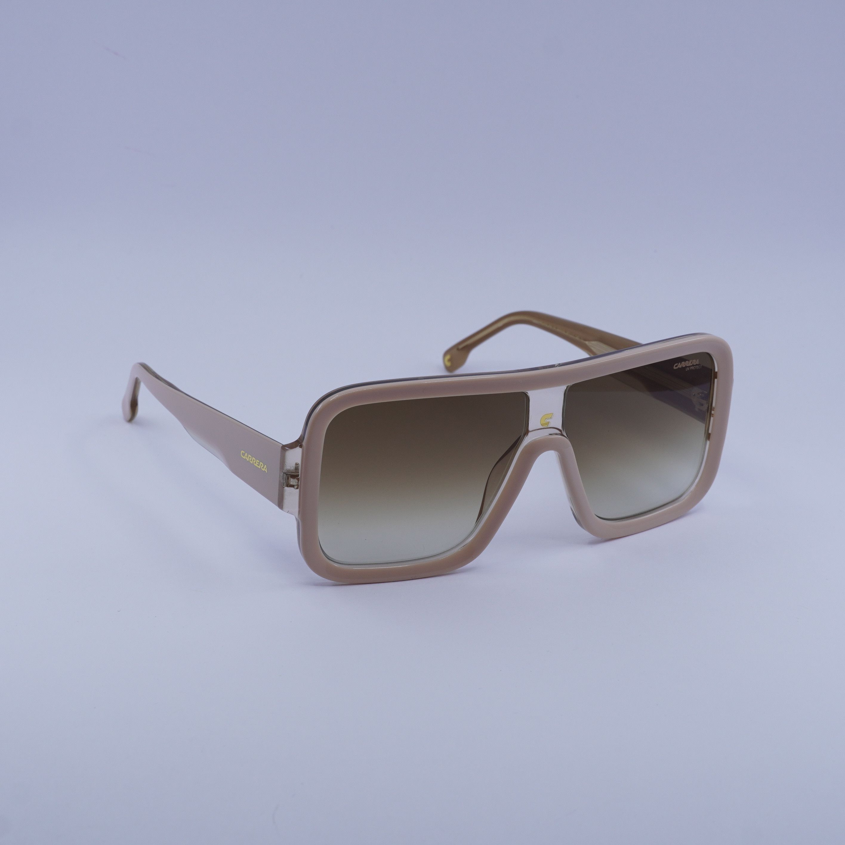 Carrera Carrera FLAGLAB 14 010A HA Sunglasses Beige Shield Frame Size ONE SIZE - 1 Thumbnail