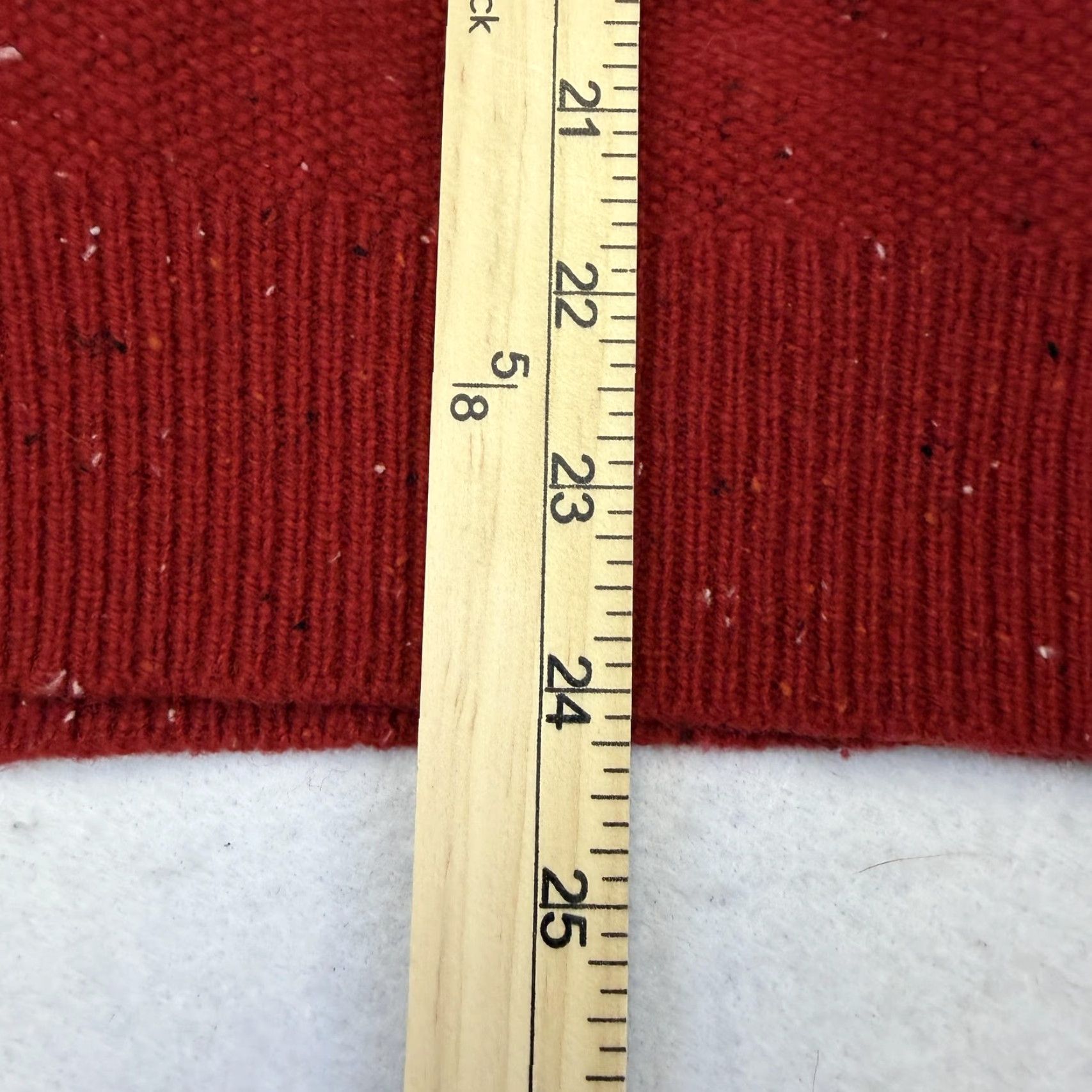 Jos. A. Bank VINTAGE Jos A Bank Sweater Mens Large Red Lambswool Quarter Zip Mock Neck Knit Pullover Size US L / EU 52-54 / 3 - 7 Thumbnail