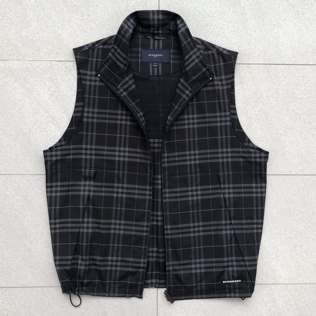 Burberry Burberry London Golf Checked Novacheck Vest Nylon Jacket Size US L / EU 52-54 / 3 - 3 Thumbnail
