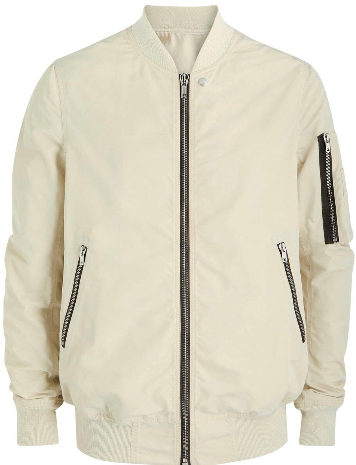 Rick Owens Beige Bomber Jacket Size US S / EU 44-46 / 1 - 1 Thumbnail