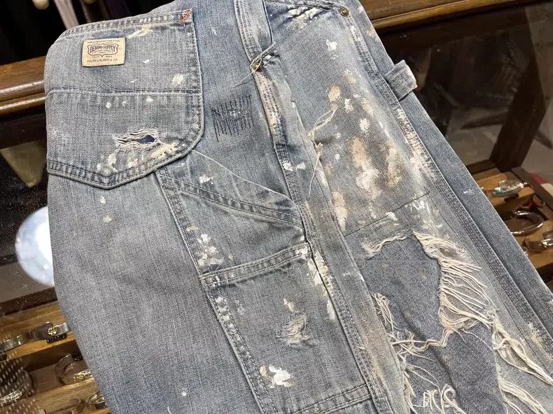 RRL Ralph Lauren RRL Ralph Lauren Out-of-print vintage workwear jeans Size US 32 / EU 48 - 7 Thumbnail