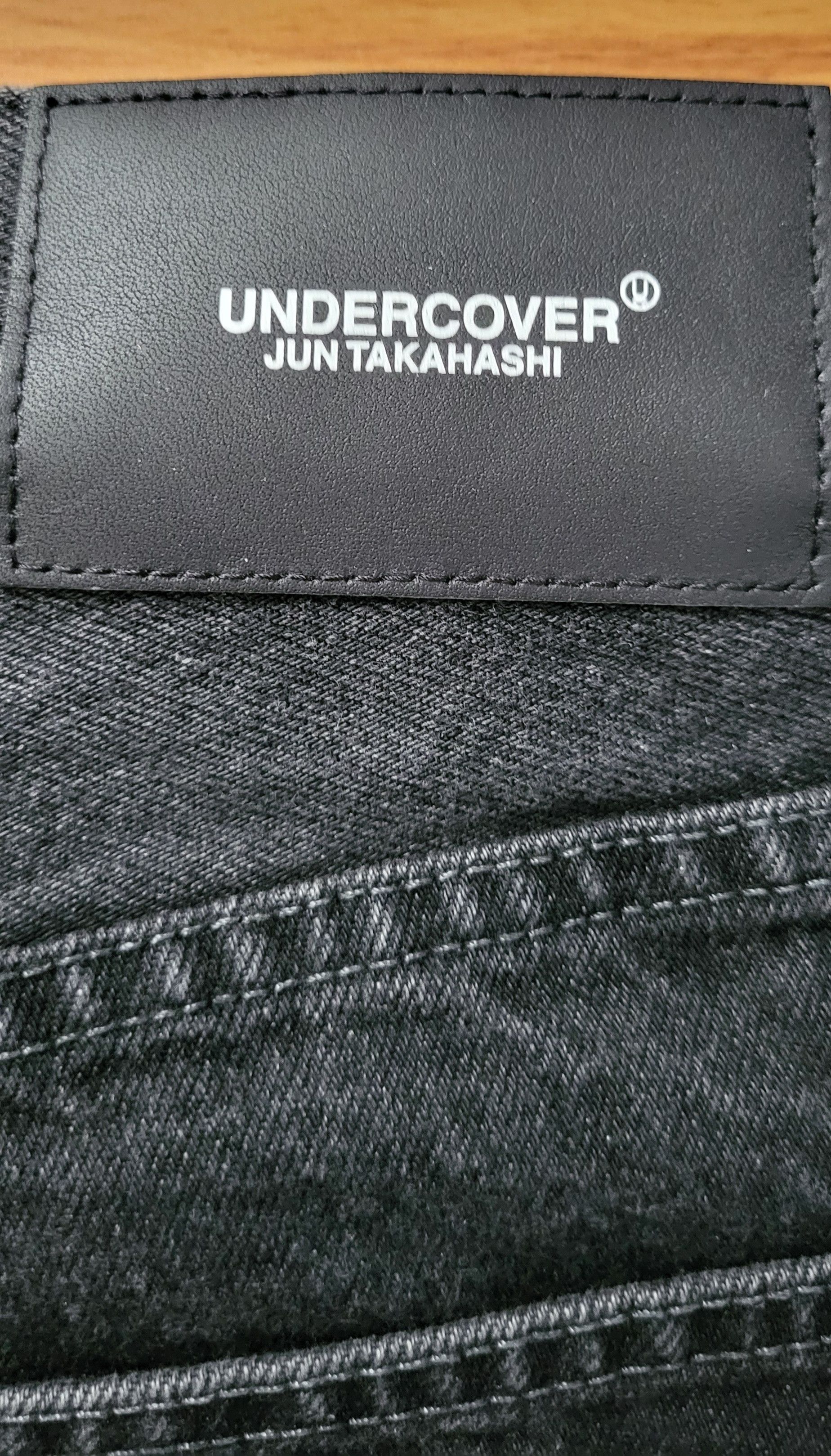 Undercover New Undercover 2023SS Black Zipper Knee Jeans UC1C4503 Size US 32 / EU 48 - 7 Thumbnail
