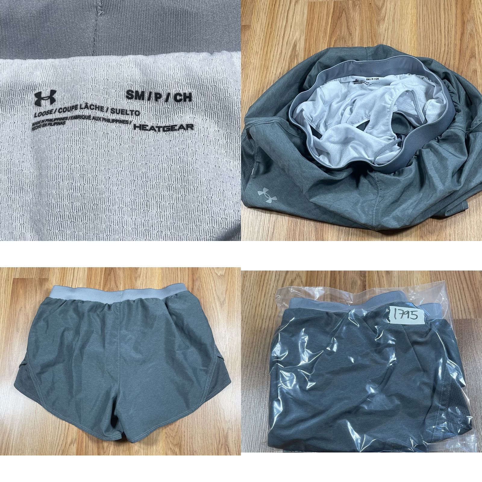 Under Armour Under Armour Shorts Womens SM Loose Heatgear Athletic Running Cross Training Gray Size 28" / US 6 / IT 42 - 8 Thumbnail