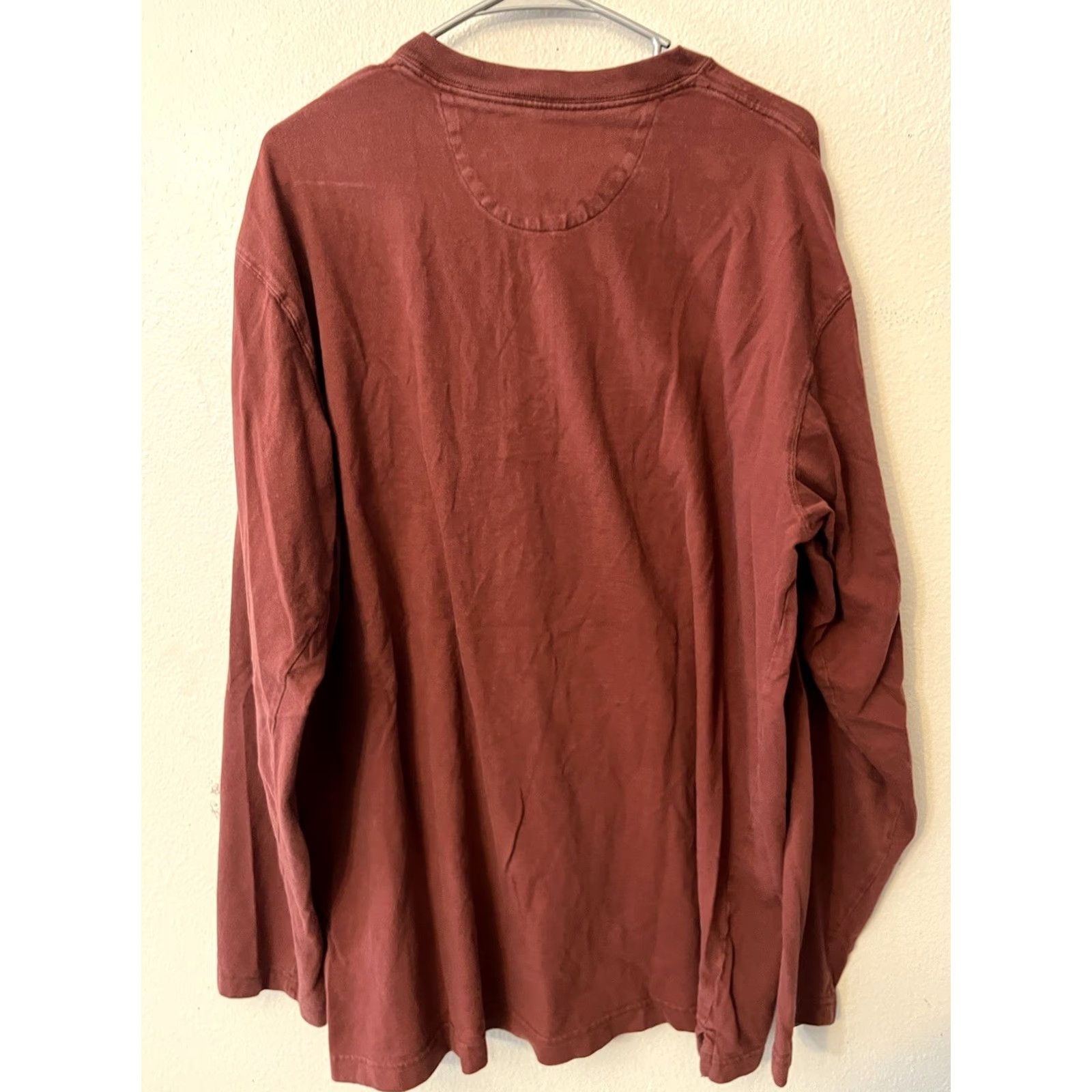 Vintage Duluth Men's Longtail T Relaxed Fit Henley T-Shirt L Maroon Red Mens Tee Shirt Modern Fit Shirt Vintage? Size US L / EU 52-54 / 3 - 4 Thumbnail